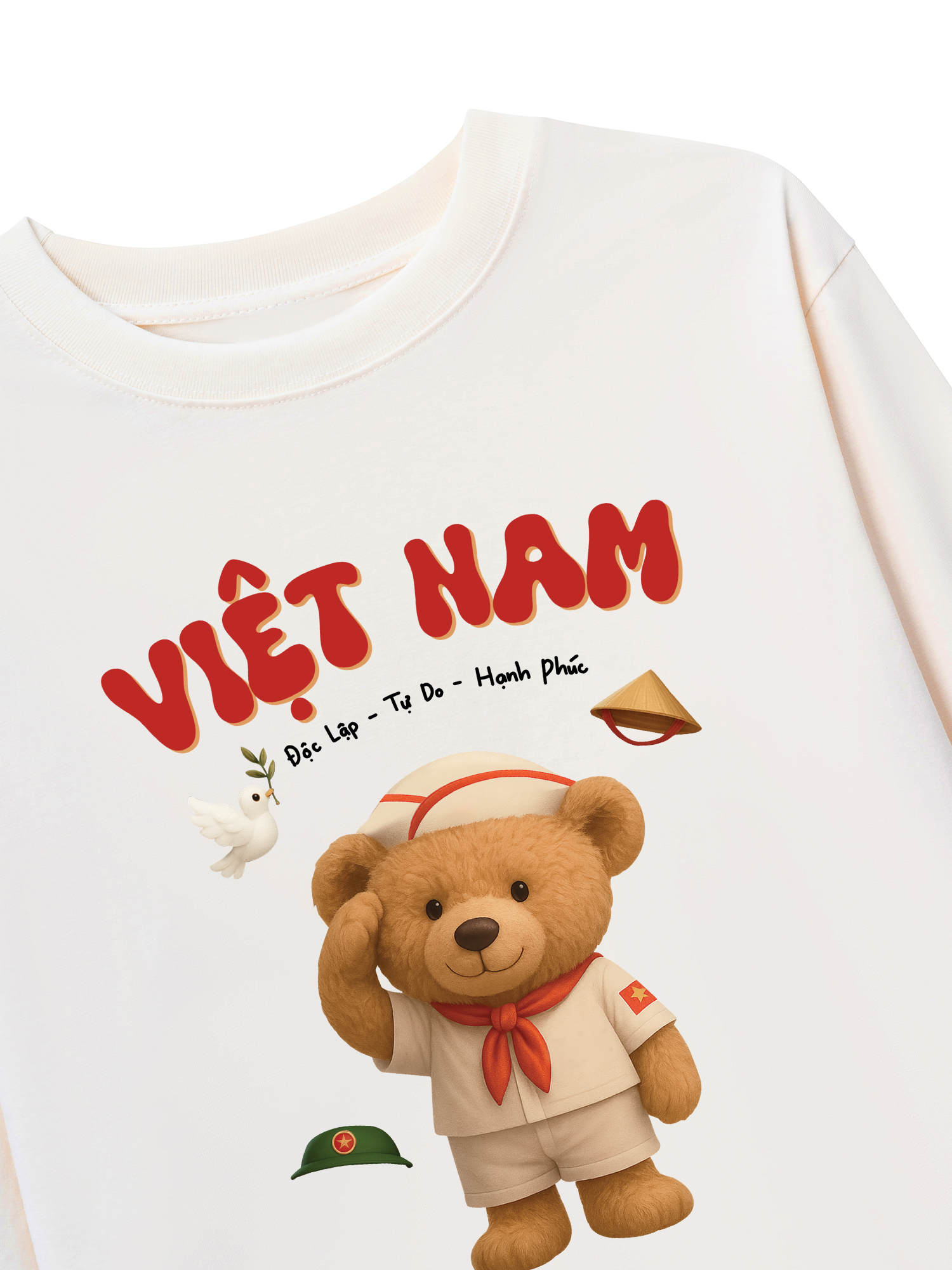 Áo Thun Dài Tay Việt Nam Teddy