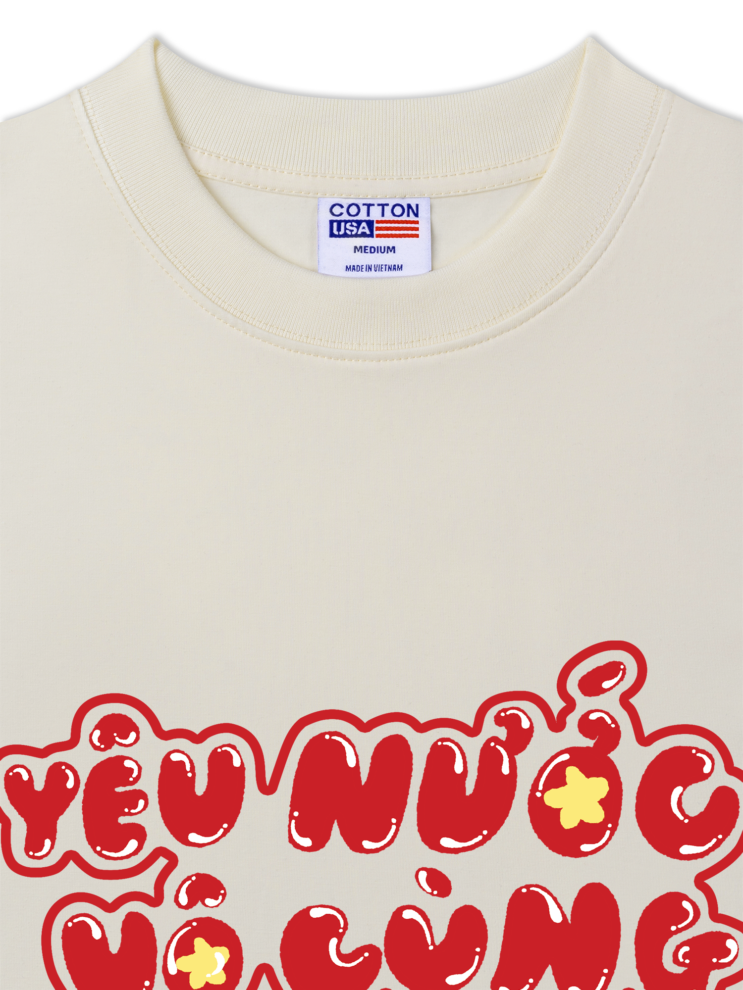 Áo Thun Relaxed Fit Yêu Nước Vô Cùng