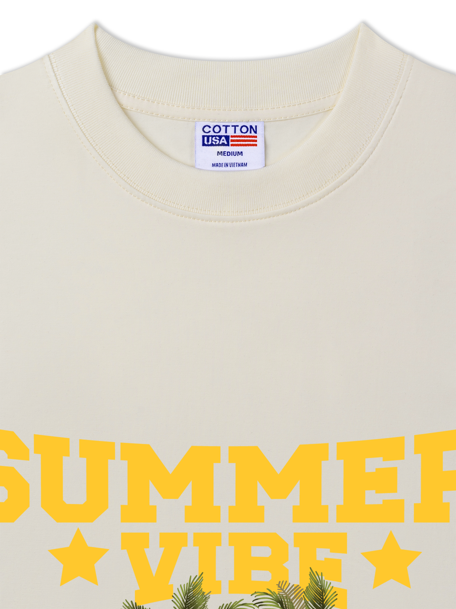 Áo Thun Relaxed Fit Tropical Summer Vibe Coconut
