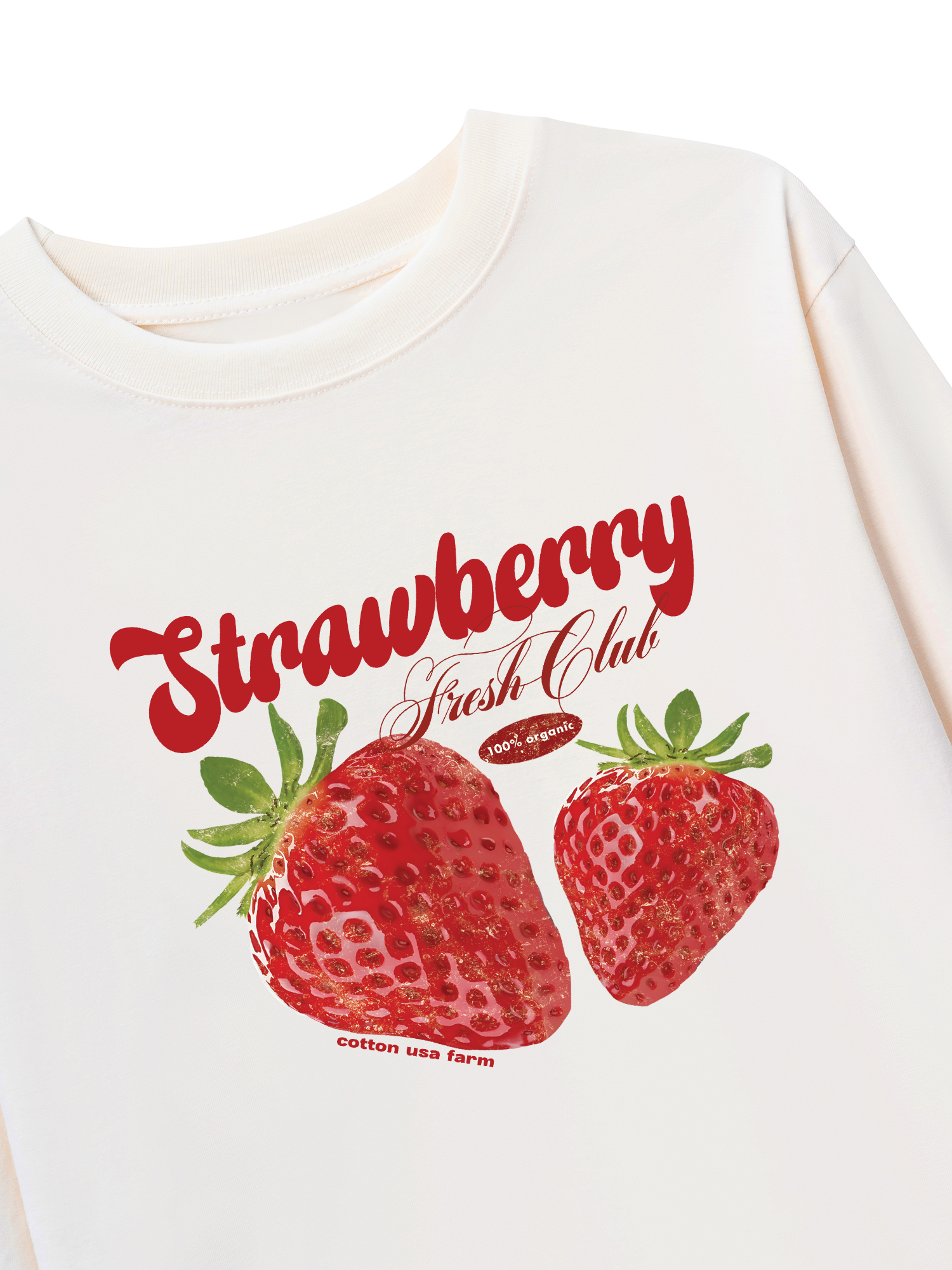 Áo Thun Dài Tay Tropical Strawberry Fresh Club