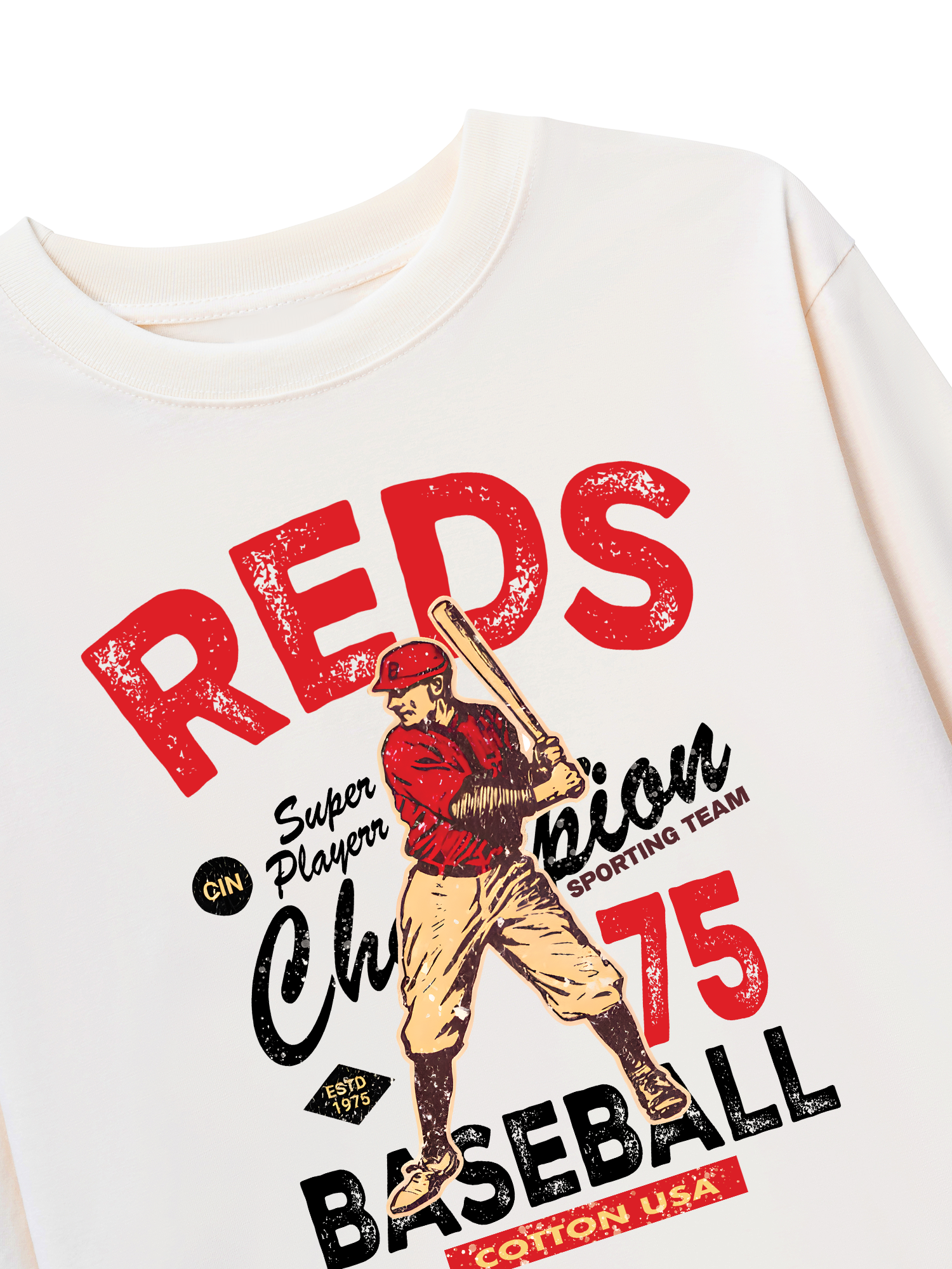 Áo Thun Dài Tay Baseball Super Player