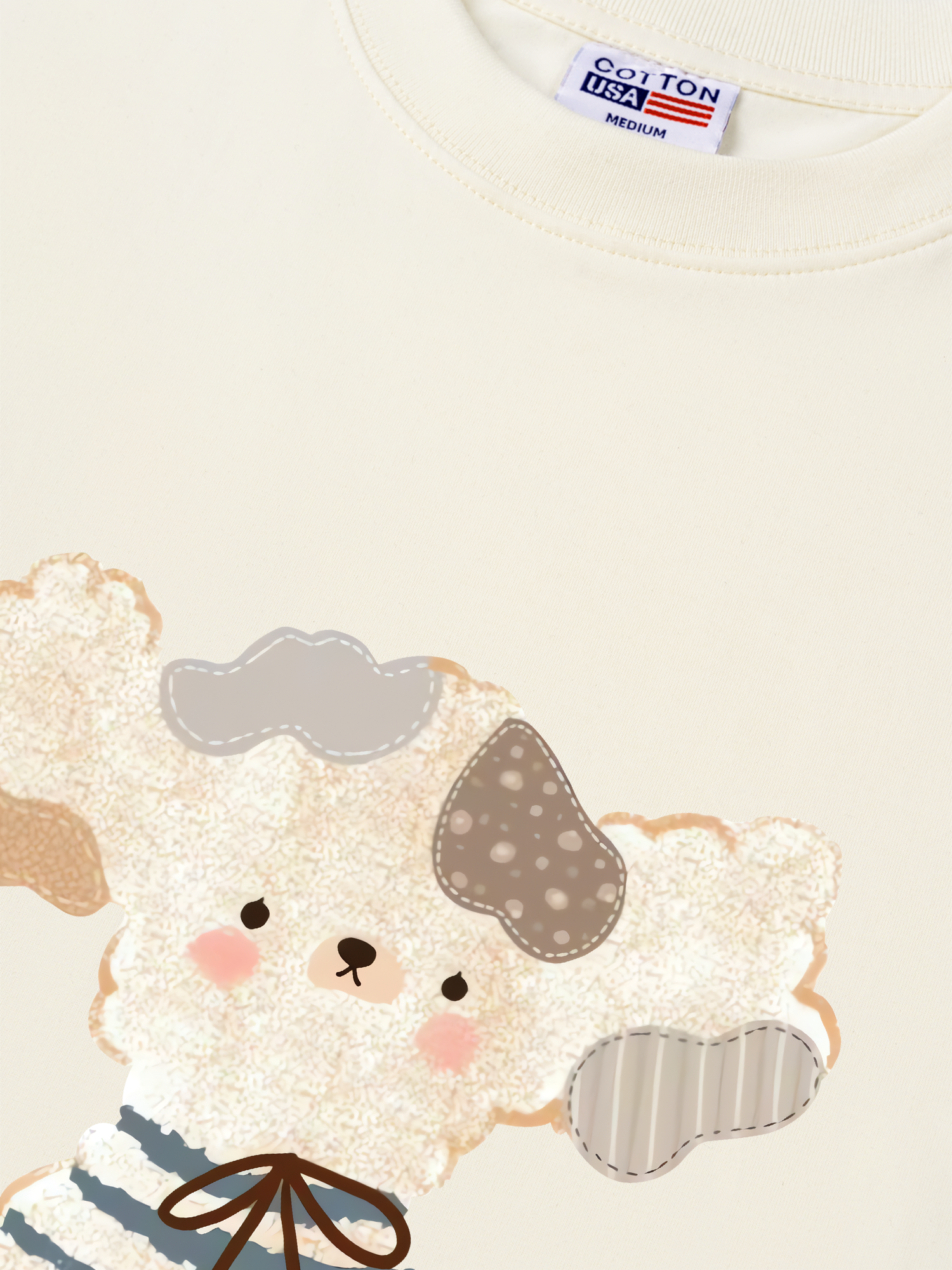 Áo Thun Relaxed Fit Soft Paw Fur You Puppy