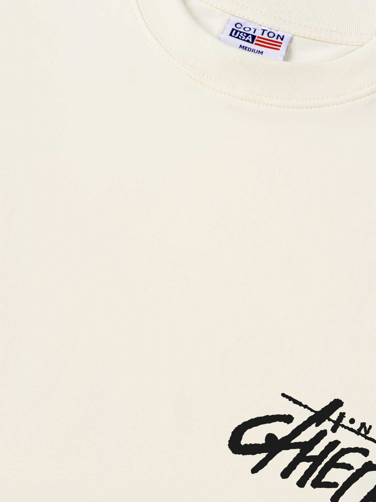 Áo Thun Relaxed Fit Cherry Black