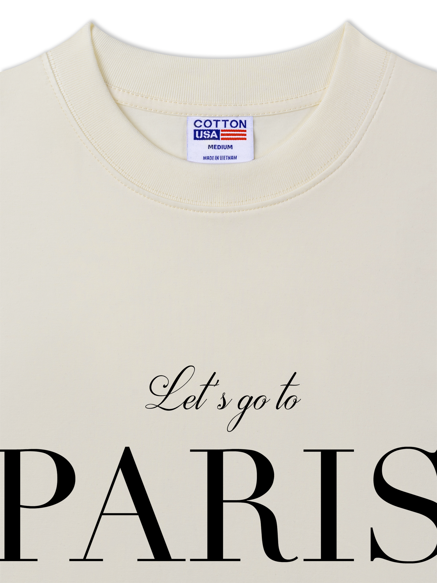 Áo Thun Relaxed Fit City Let's go to Paris