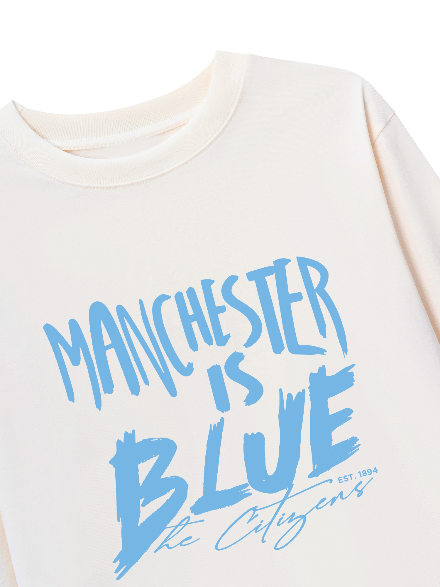 Áo Thun Dài Tay Manchester is Blue