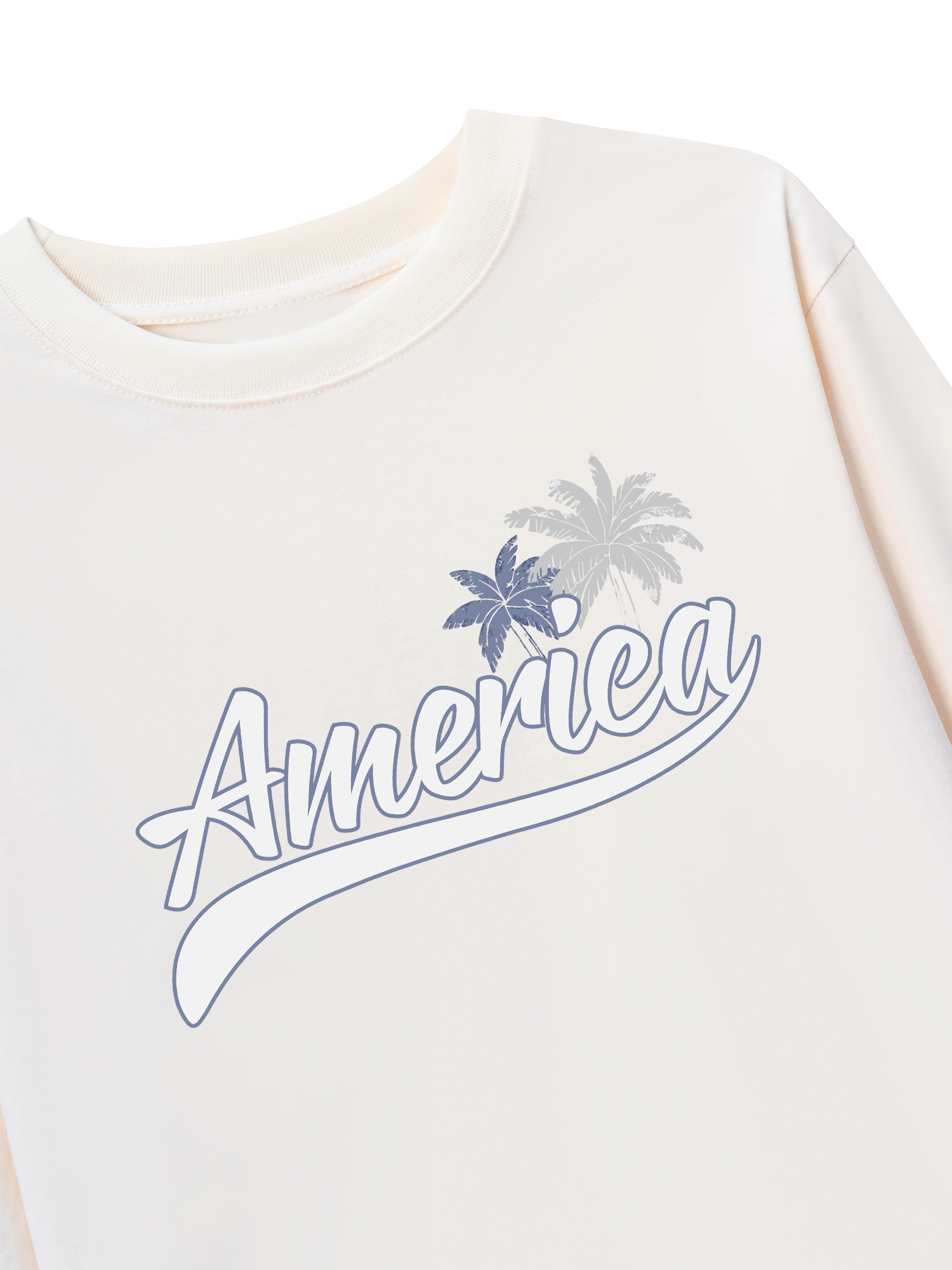 Áo Thun Dài Tay Baseball America Summer Time