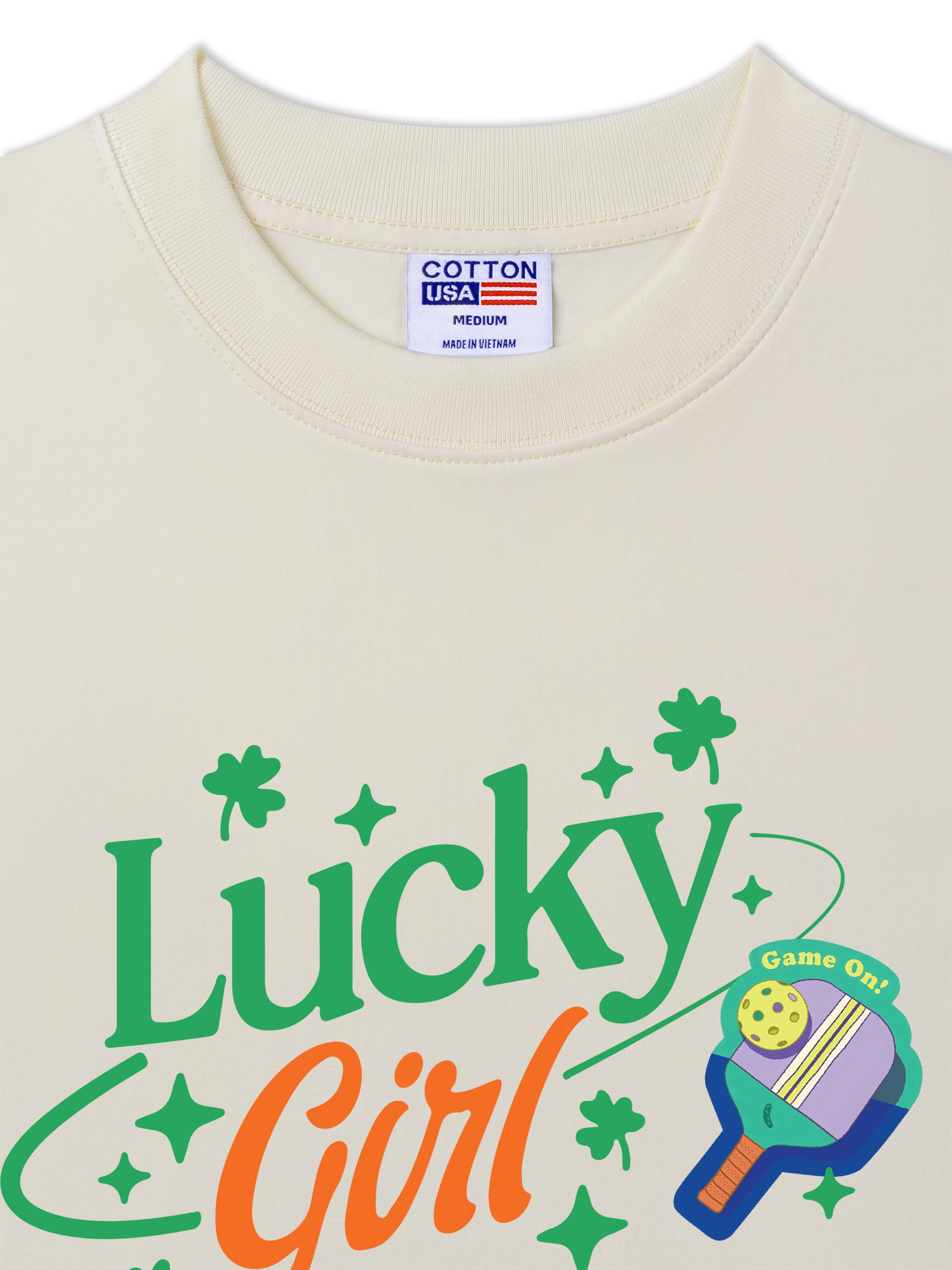 Áo Thun Relaxed Fit Pickleball Lucky Girl