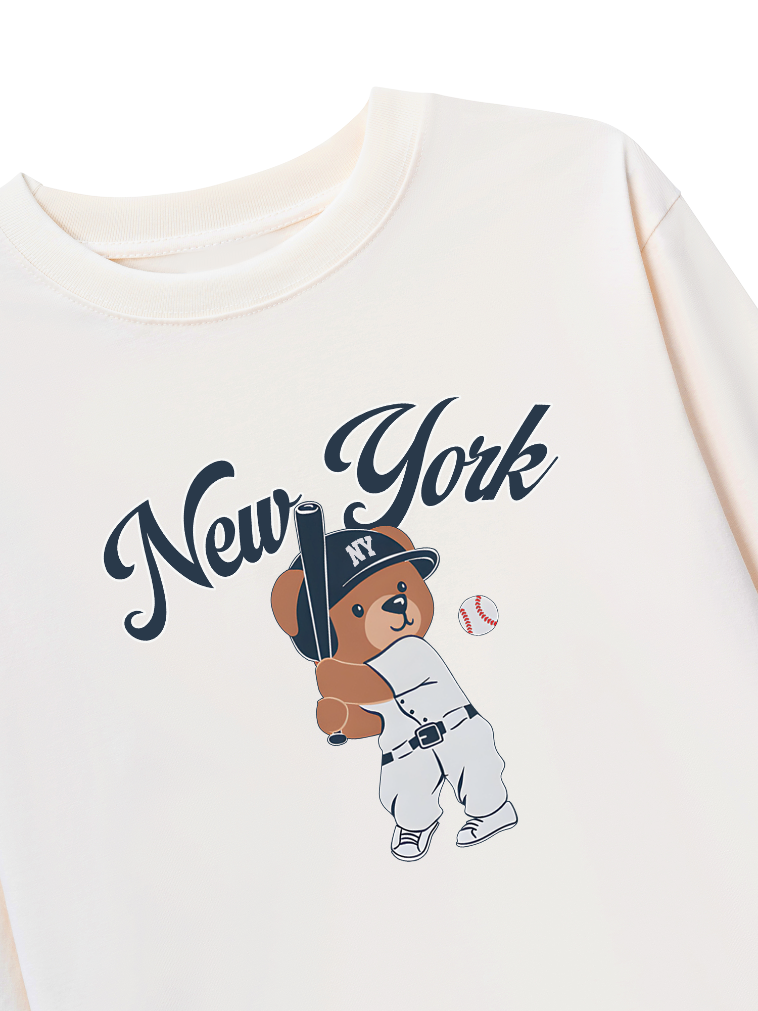 Áo Thun Dài Tay Baseball Bear