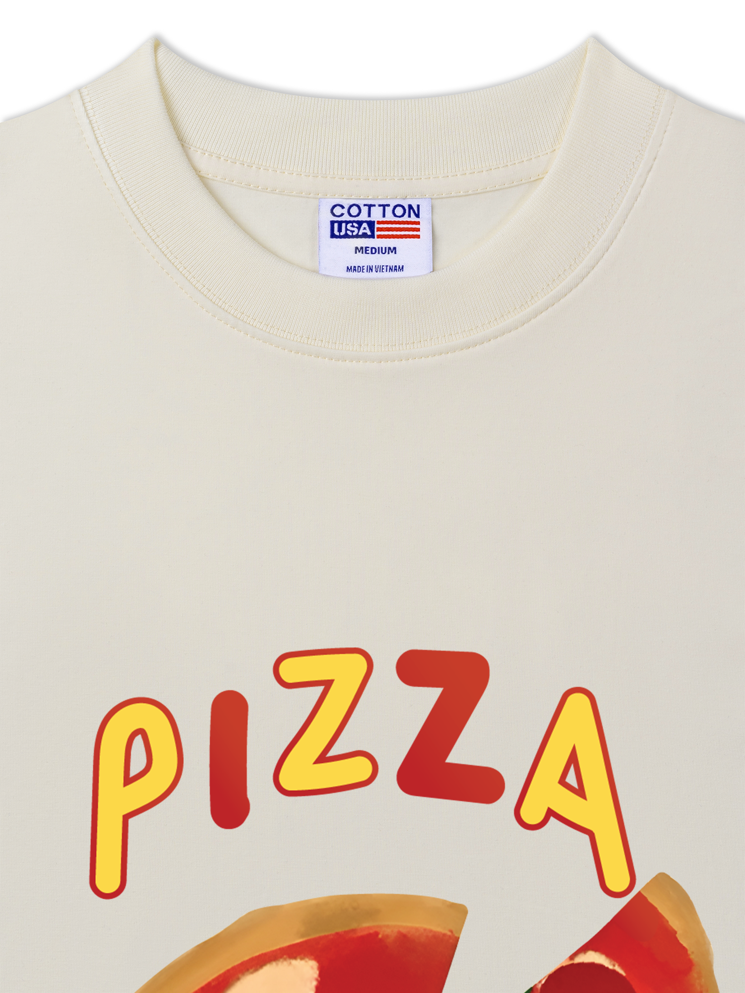 Áo Thun Relaxed Fit Yummy Mood Pizzapizza