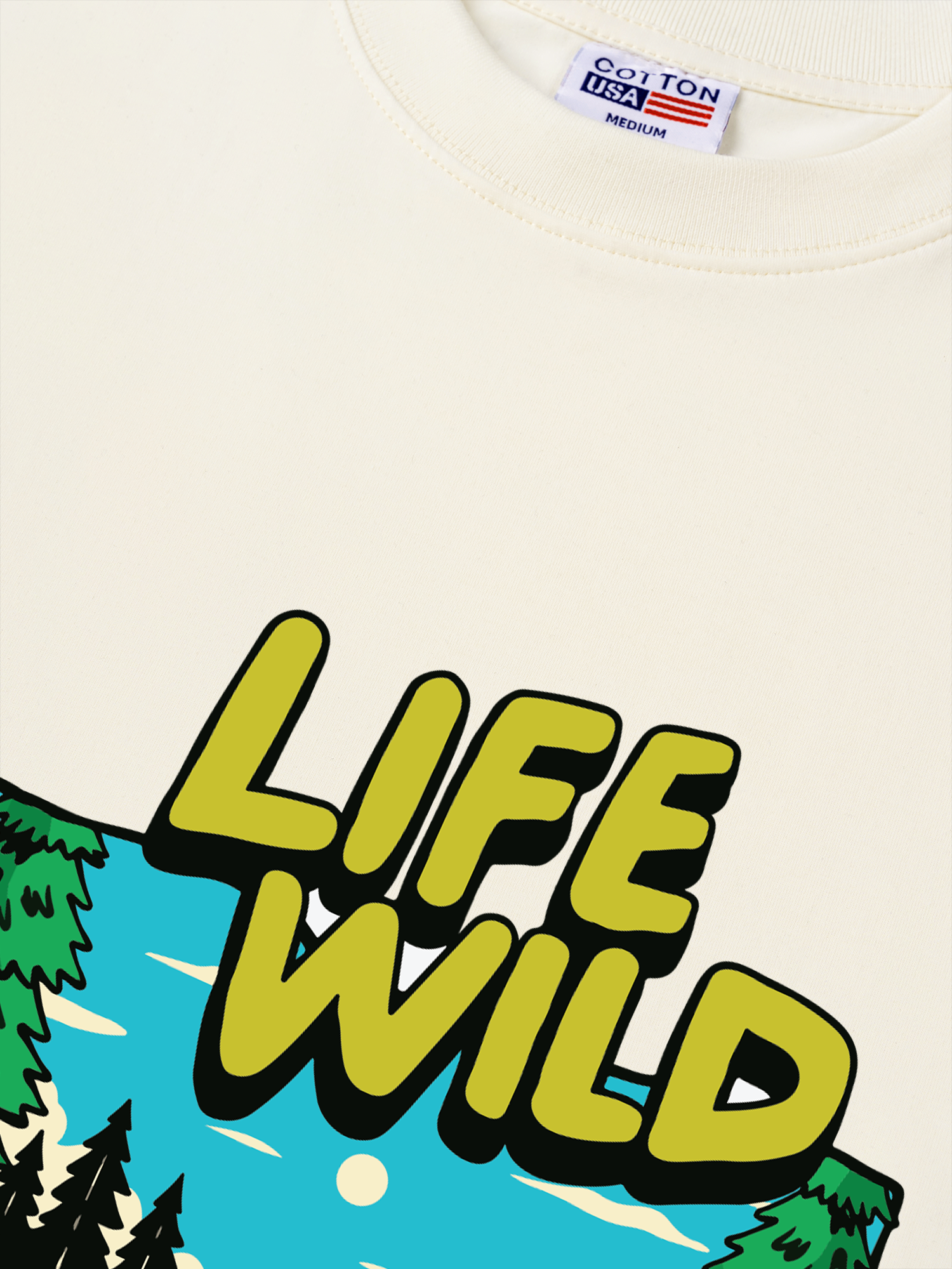 Áo Thun Relaxed Fit Adventure Life Wild