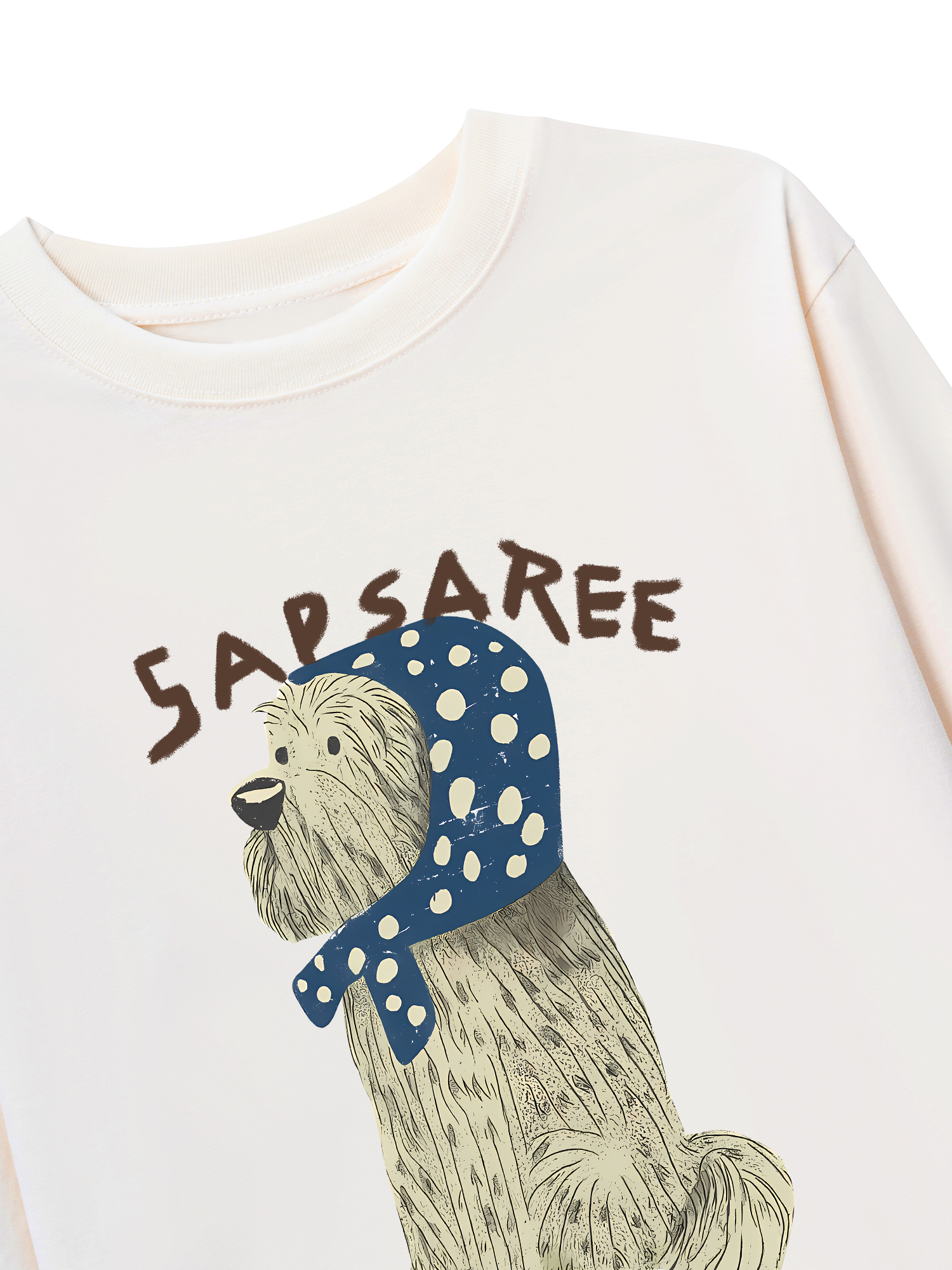 Áo Thun Dài Tay Cute Puppy Blue