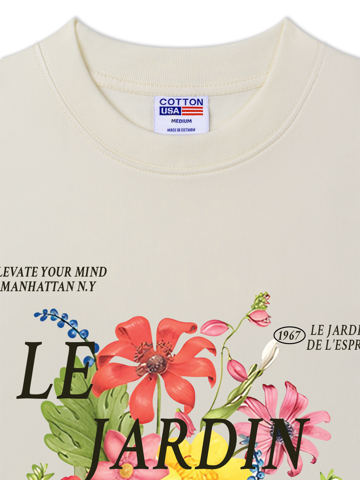 Áo Thun Relaxed Fit Floral Authentic