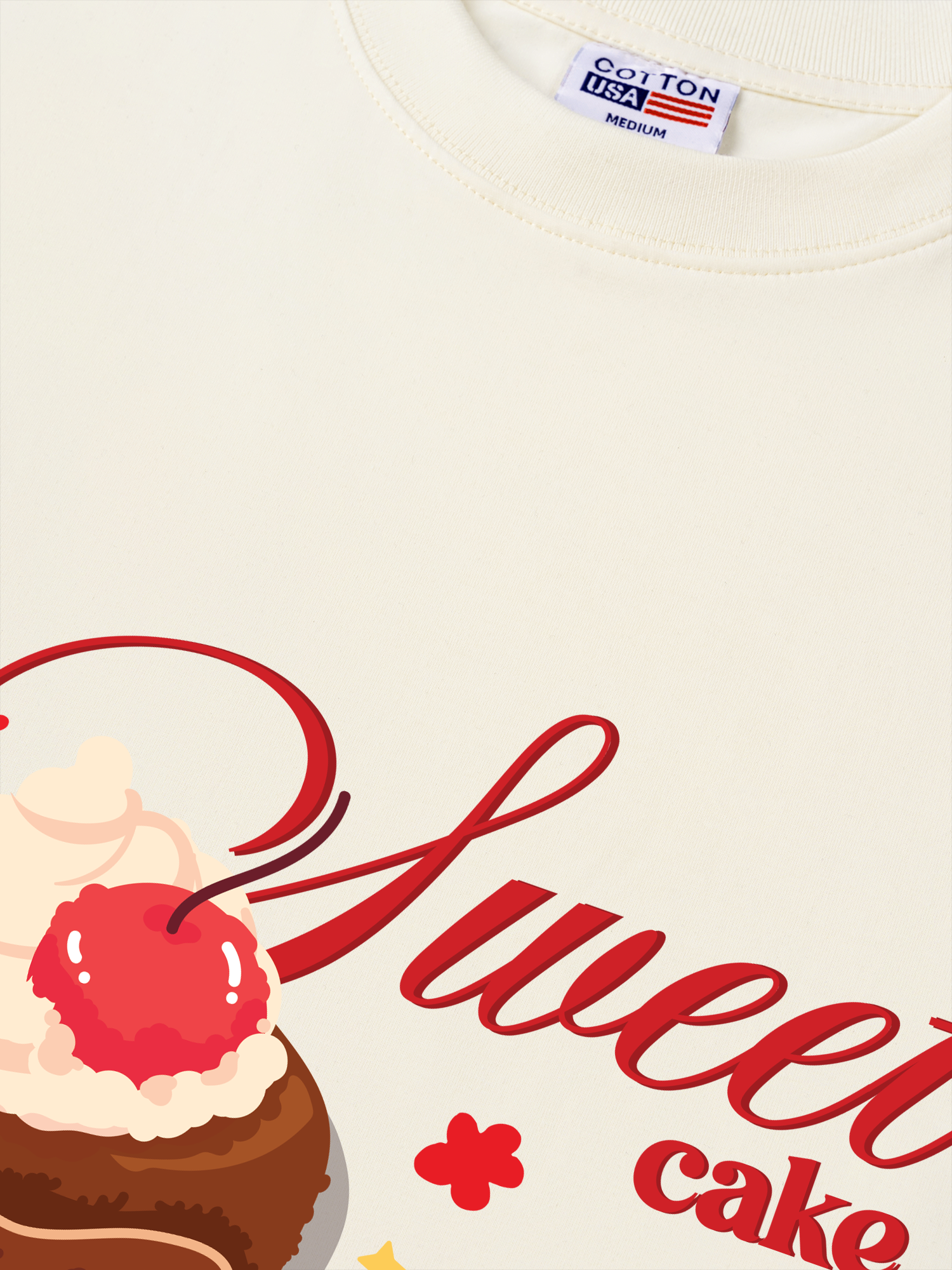 Áo Thun Relaxed Fit Sweet Cake