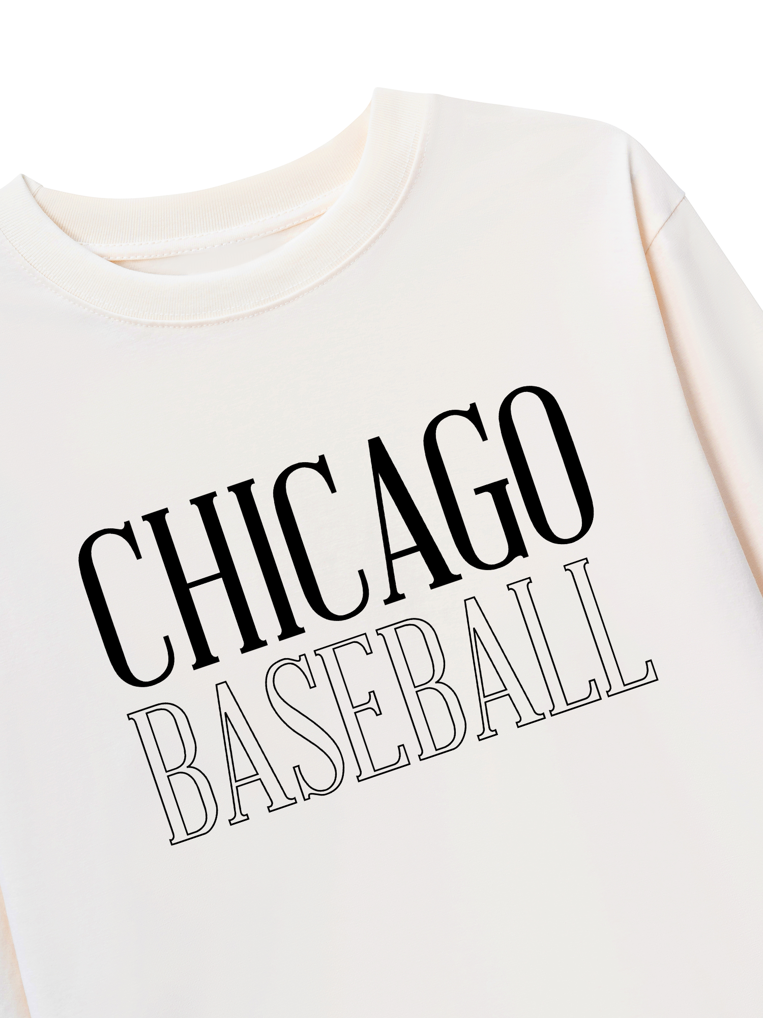 Áo Thun Dài Tay Baseball Basic Chicago