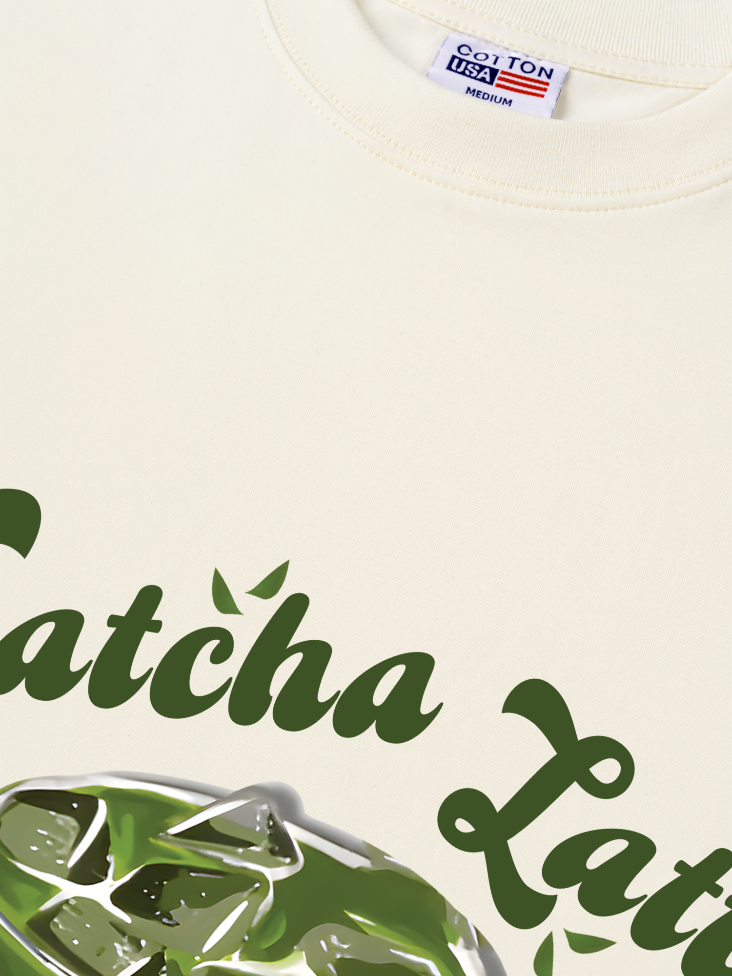 Áo Thun Relaxed Fit Tropical Matcha