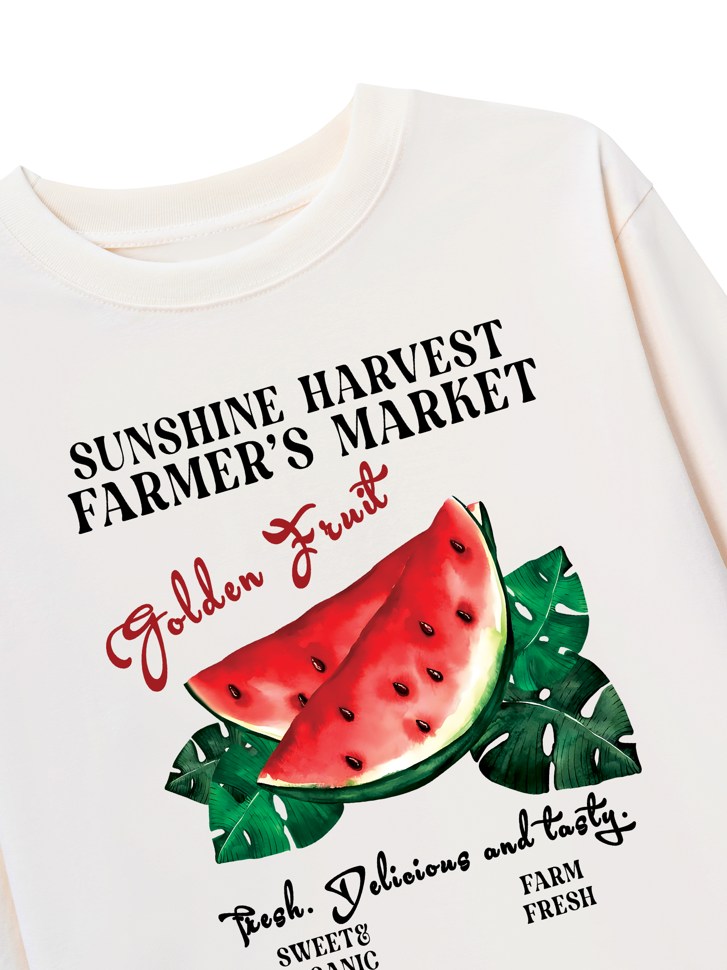 Áo Thun Dài Tay Tropical Watermelon Farm Marrket