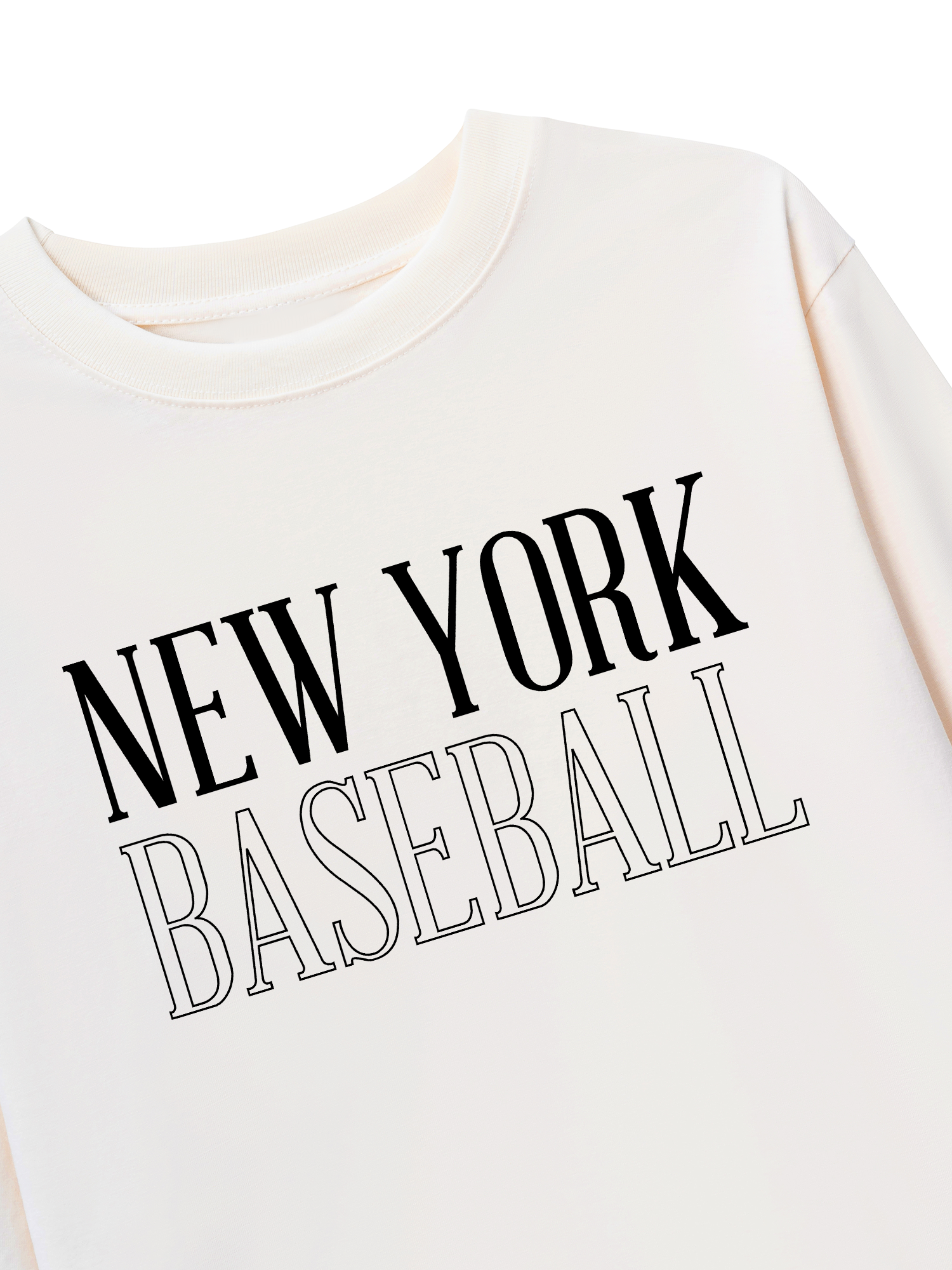 Áo Thun Dài Tay Baseball Basic New York