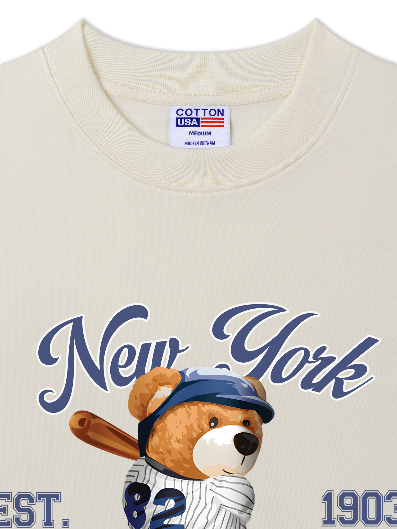 Áo Thun Relaxed Fit New York Baseball