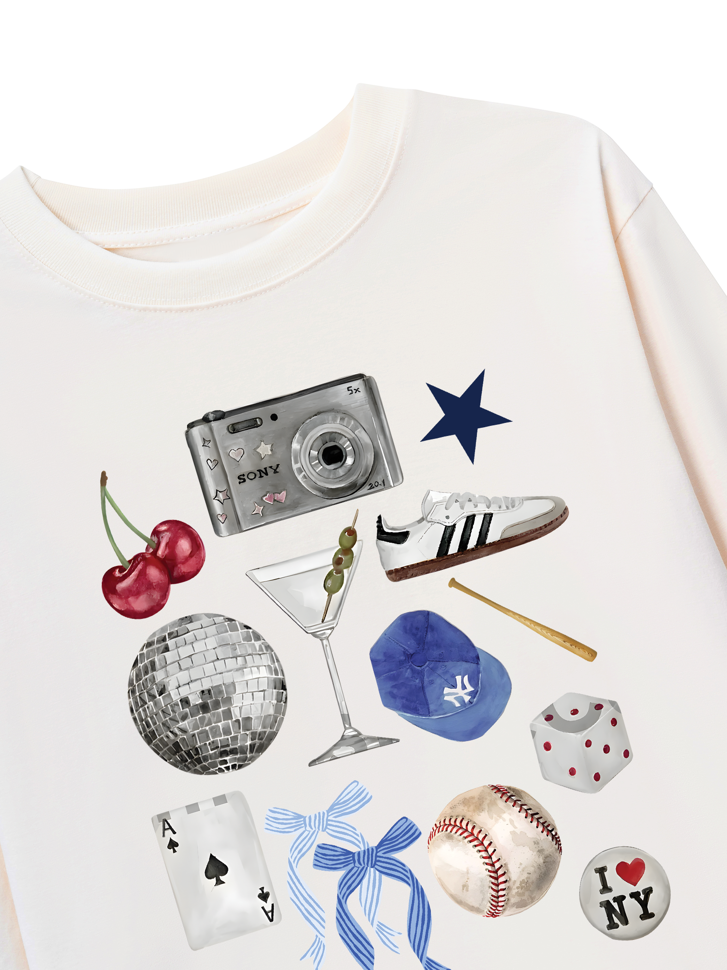 Áo Thun Dài Tay Baseball Cute Things