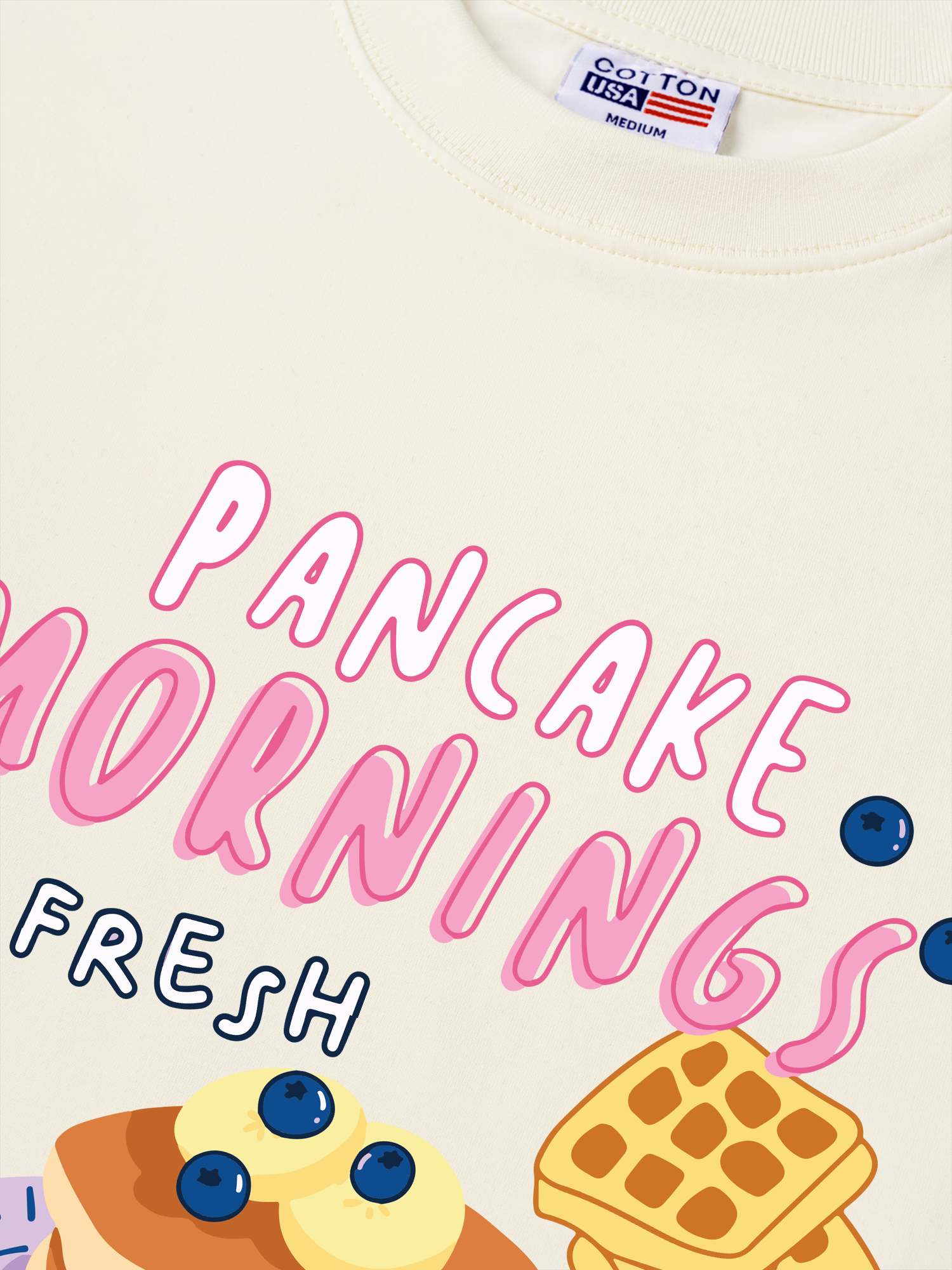 Áo Thun Relaxed Fit Pancake Morning Fresh