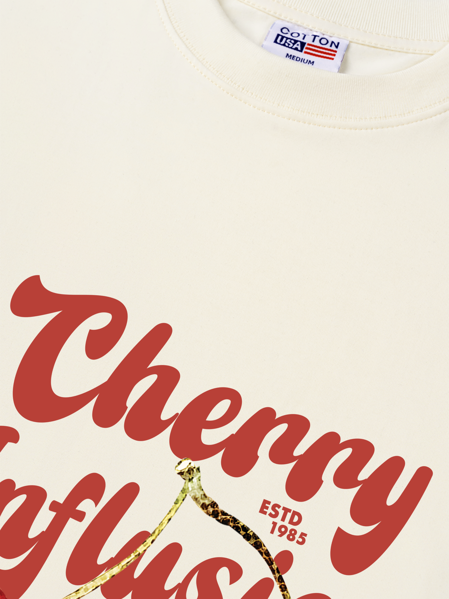 Áo Thun Relaxed Fit Tropical Cherry Influsion