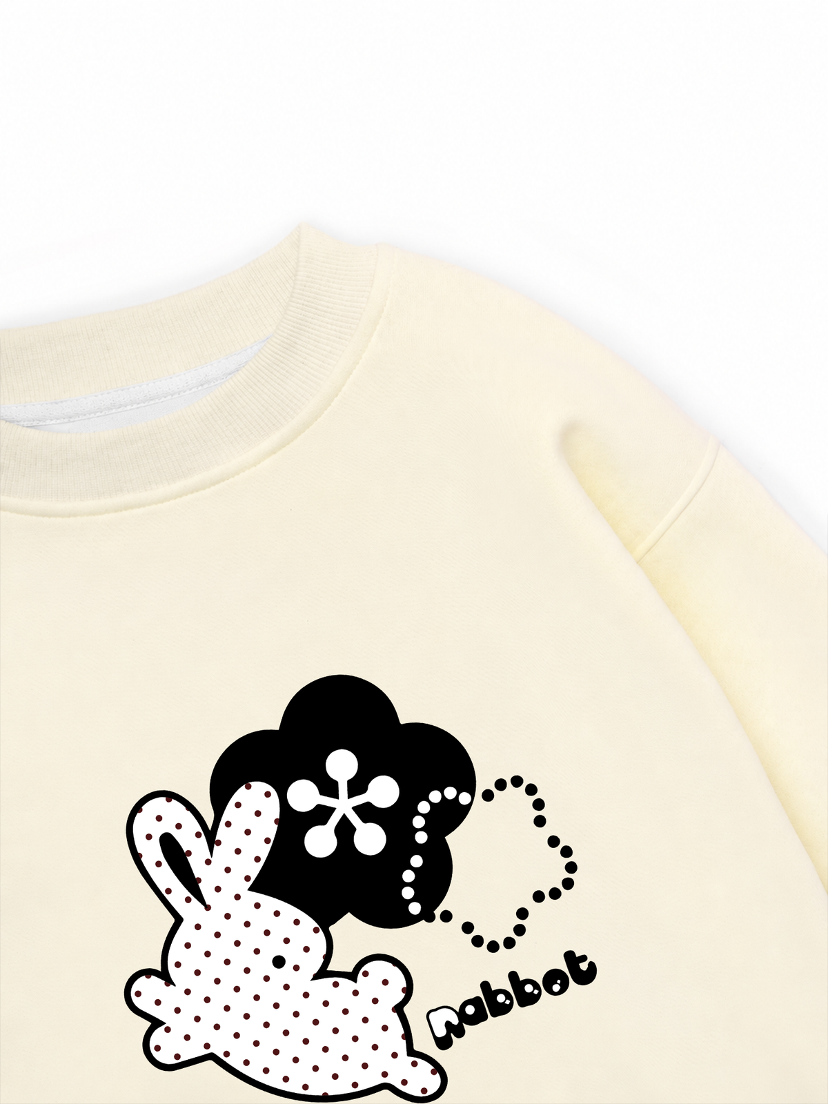 Áo Sweater Nỉ Hai Da Dotty Mood Cute Bunny