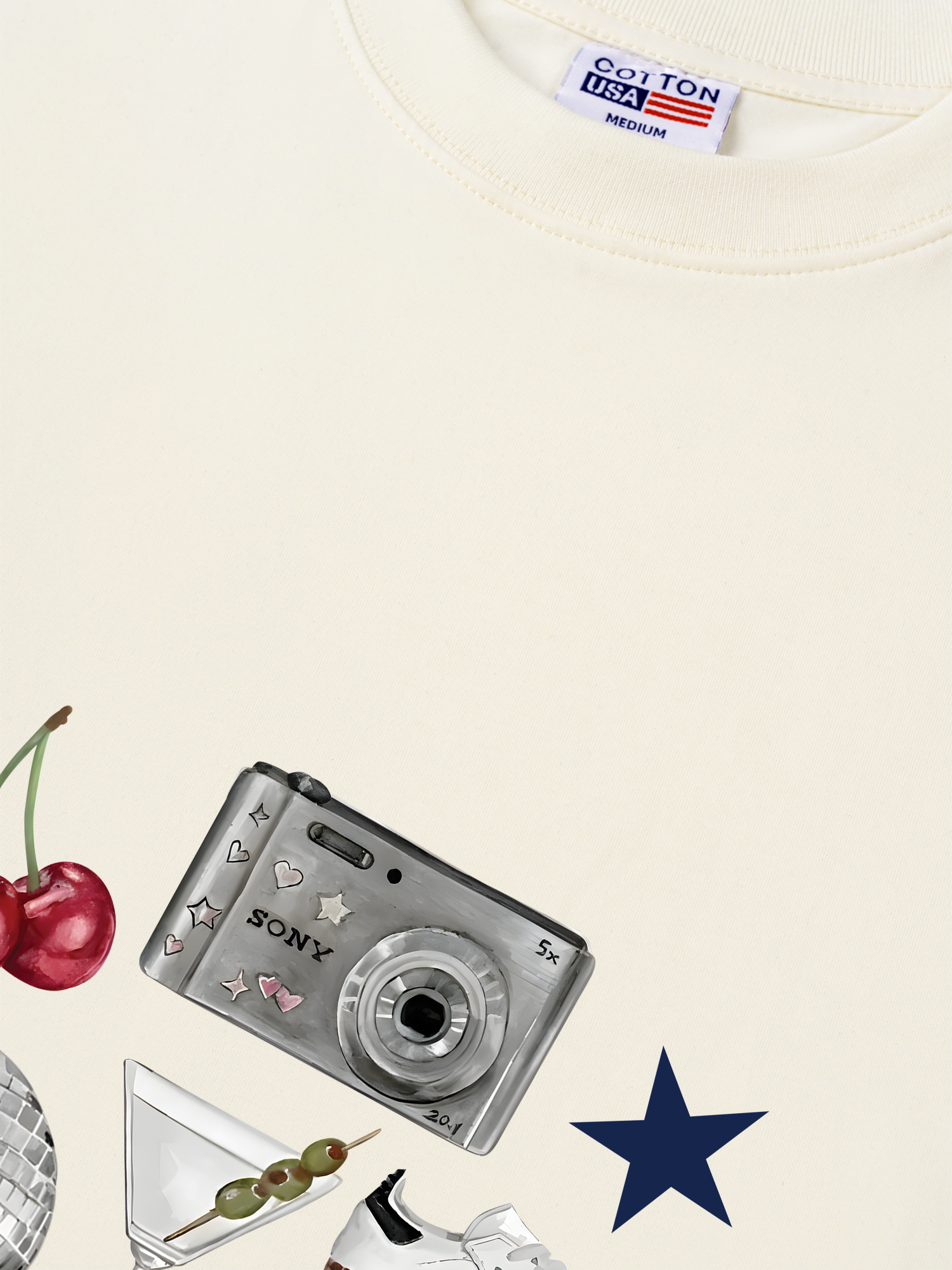 Áo Thun Relaxed Fit Baseball Cute Things