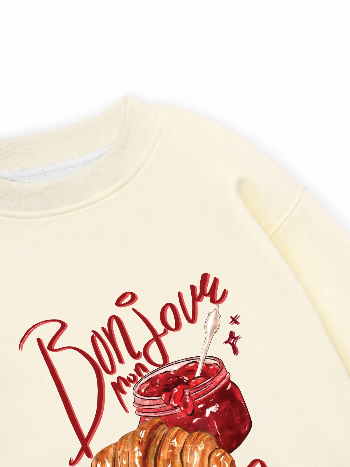 Áo Sweater Nỉ Hai Da Yummy Mood Bonjour Amour