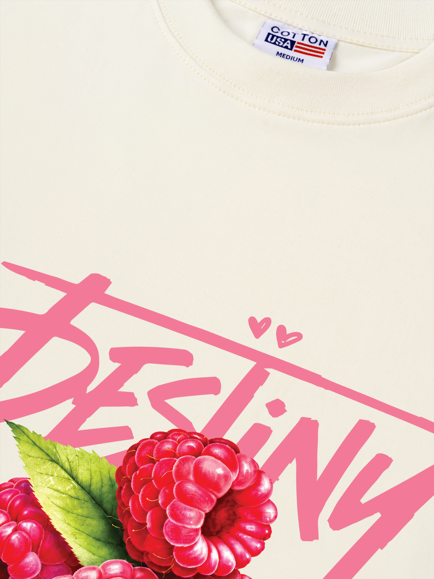 Áo Thun Relaxed Fit Destiny Raspberry