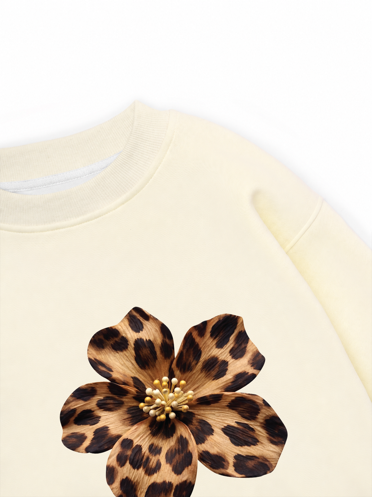 Áo Sweater Nỉ Hai Da Urban Leopard Safari Spotted Petals