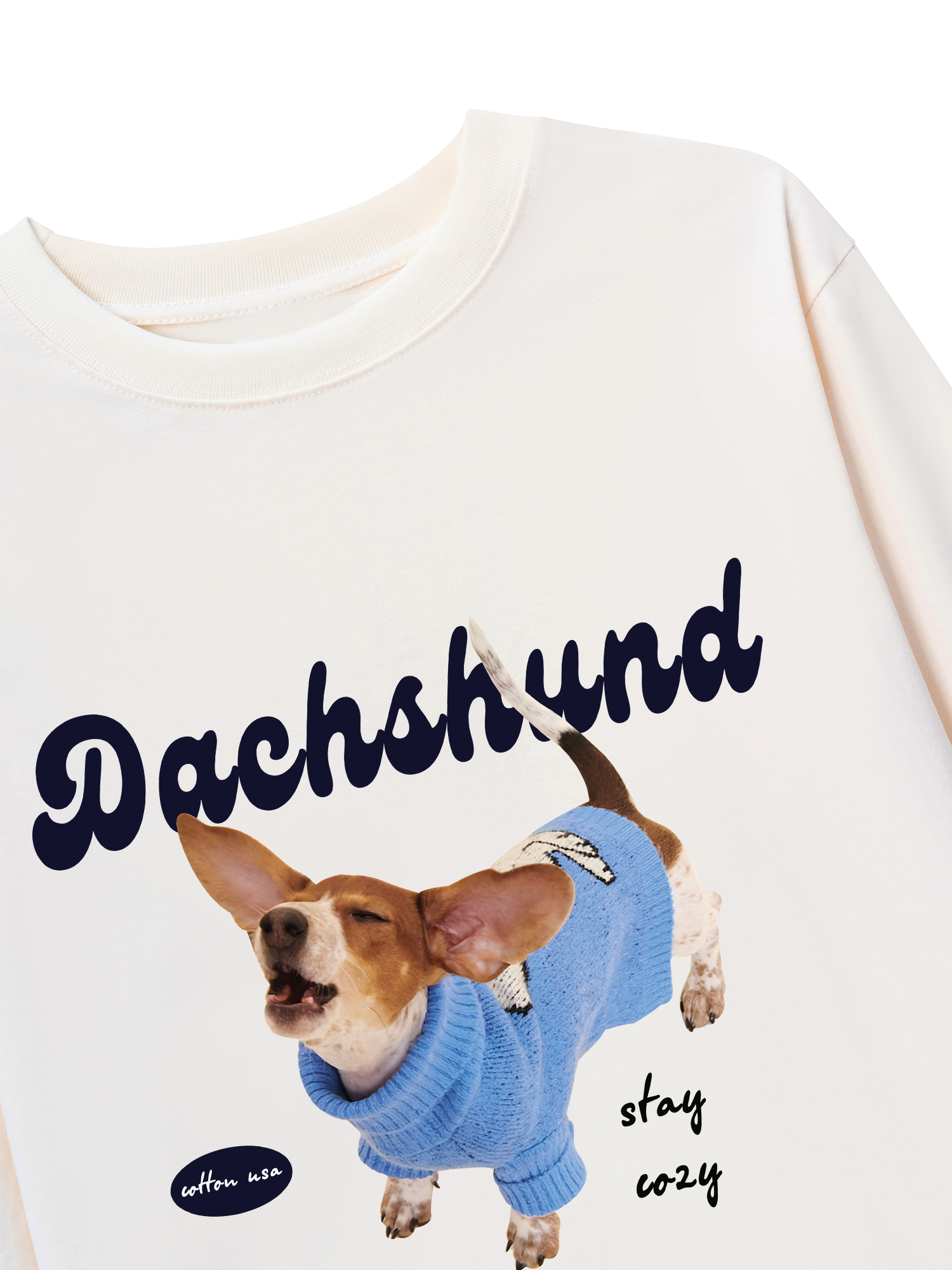 Áo Thun Dài Tay Dachshund Stay Cozy