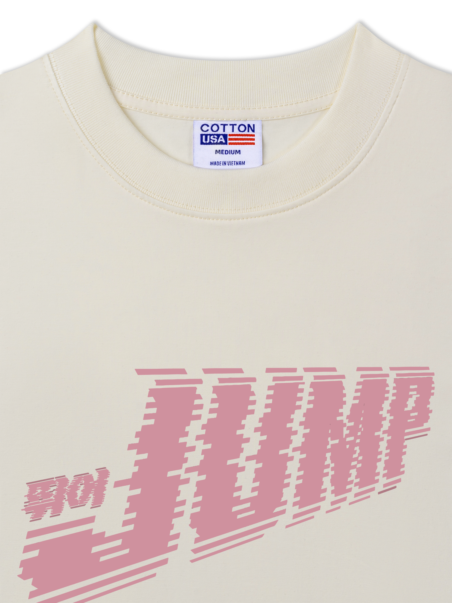 Áo Thun Relaxed Fit Black Pink Jump