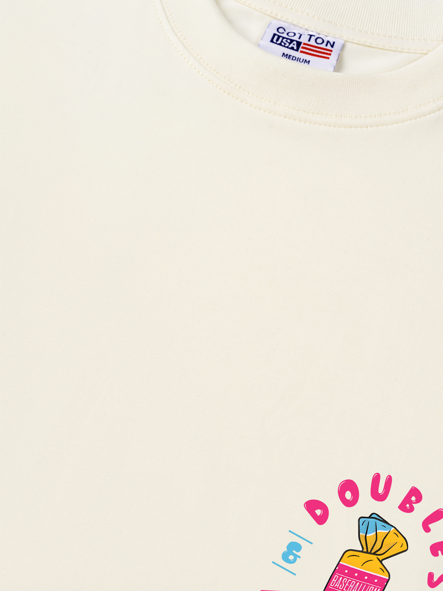 Áo Thun Relaxed Fit Baseball Double Bubble