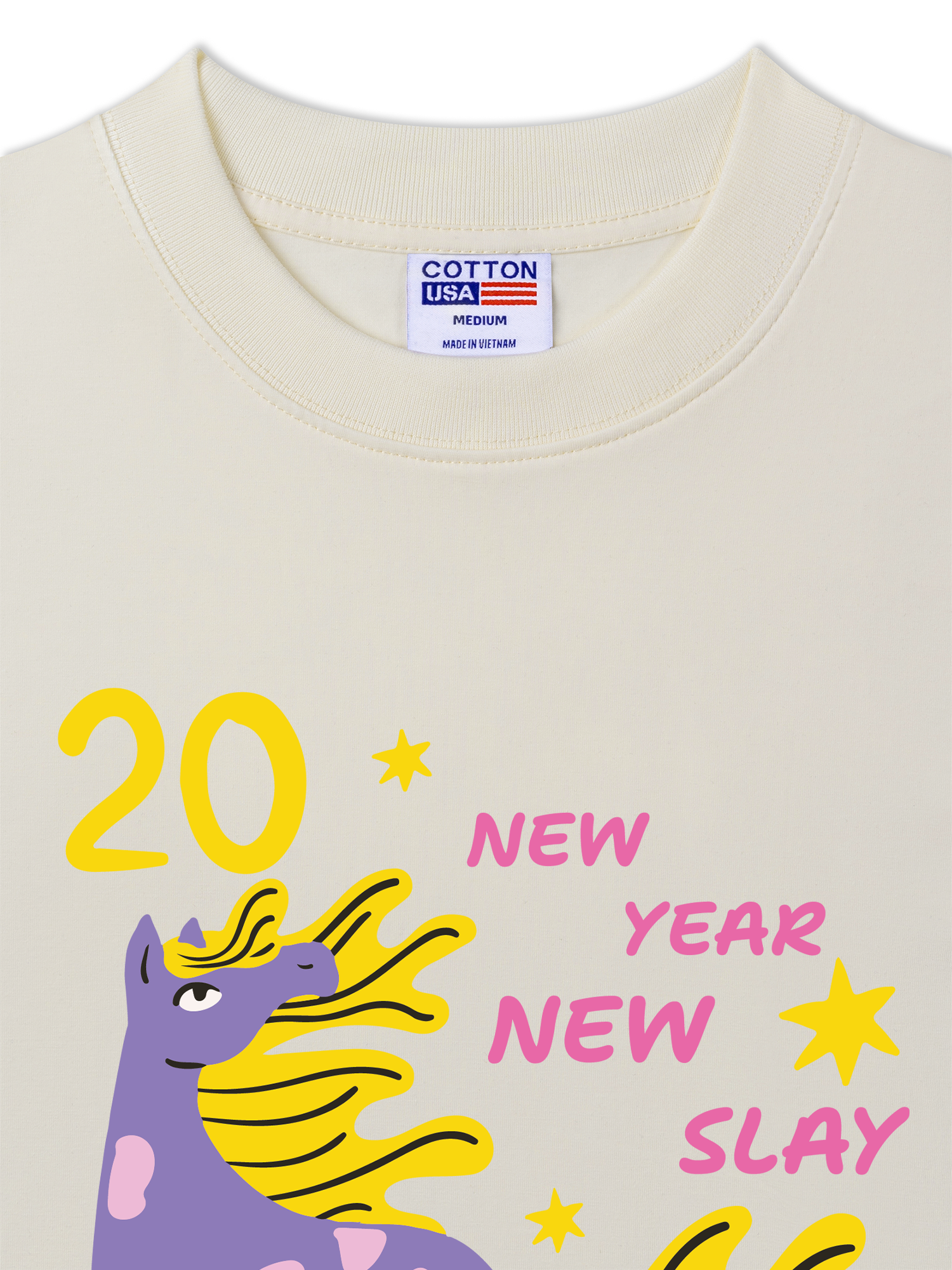 Áo Thun Relaxed Fit New Year New Slay