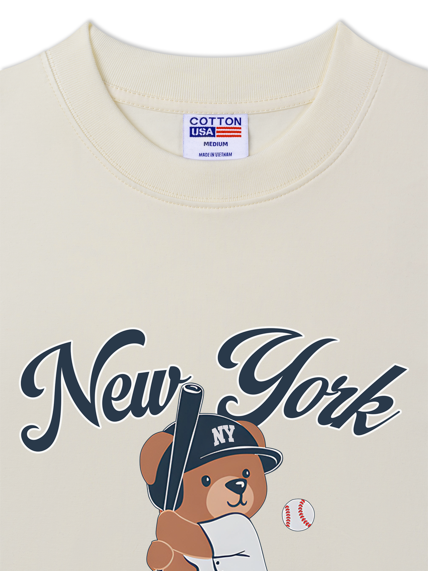 Áo Thun Relaxed Fit Baseball Bear