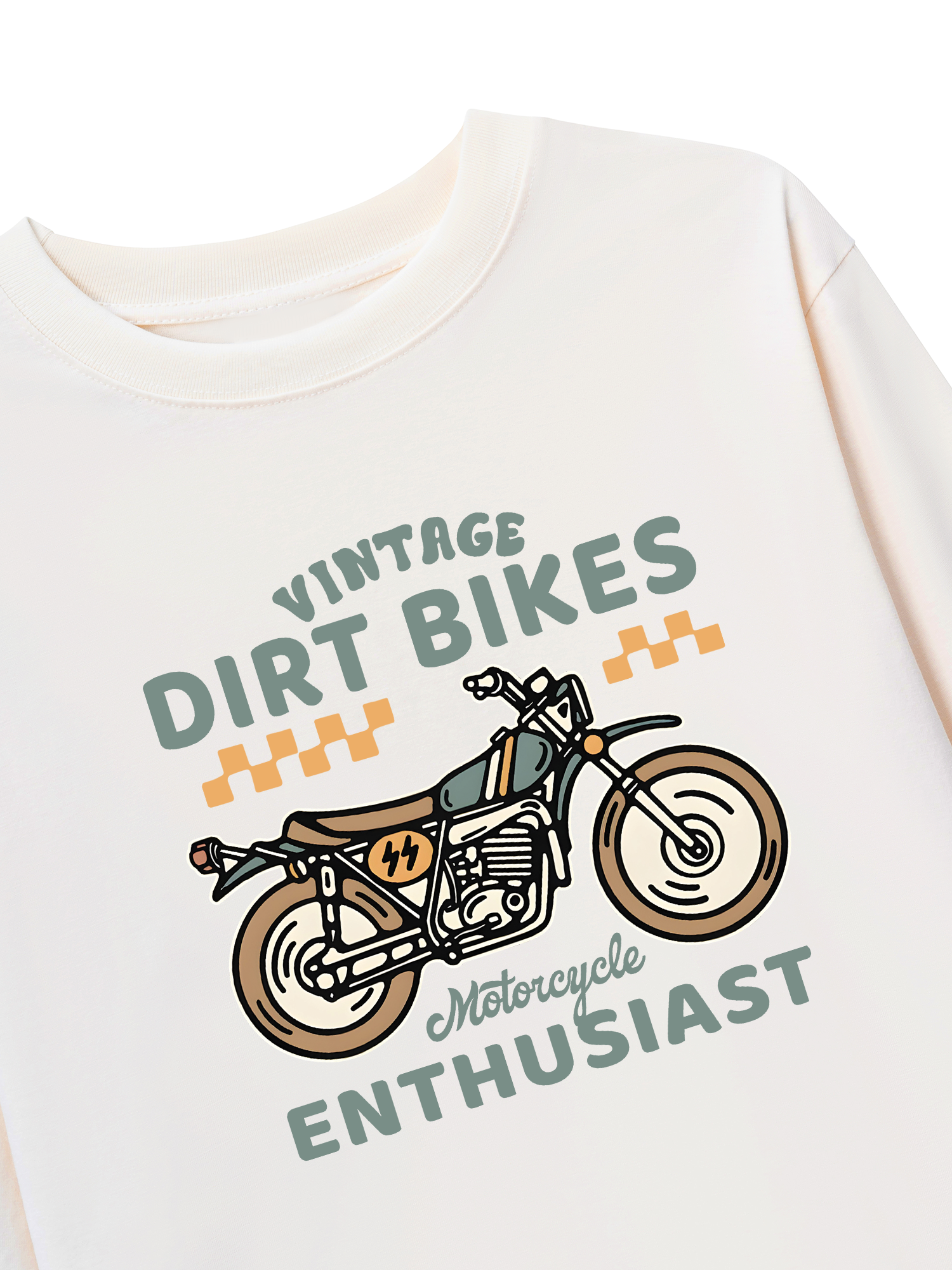 Áo Thun Dài Tay Vintage Dirt Bike