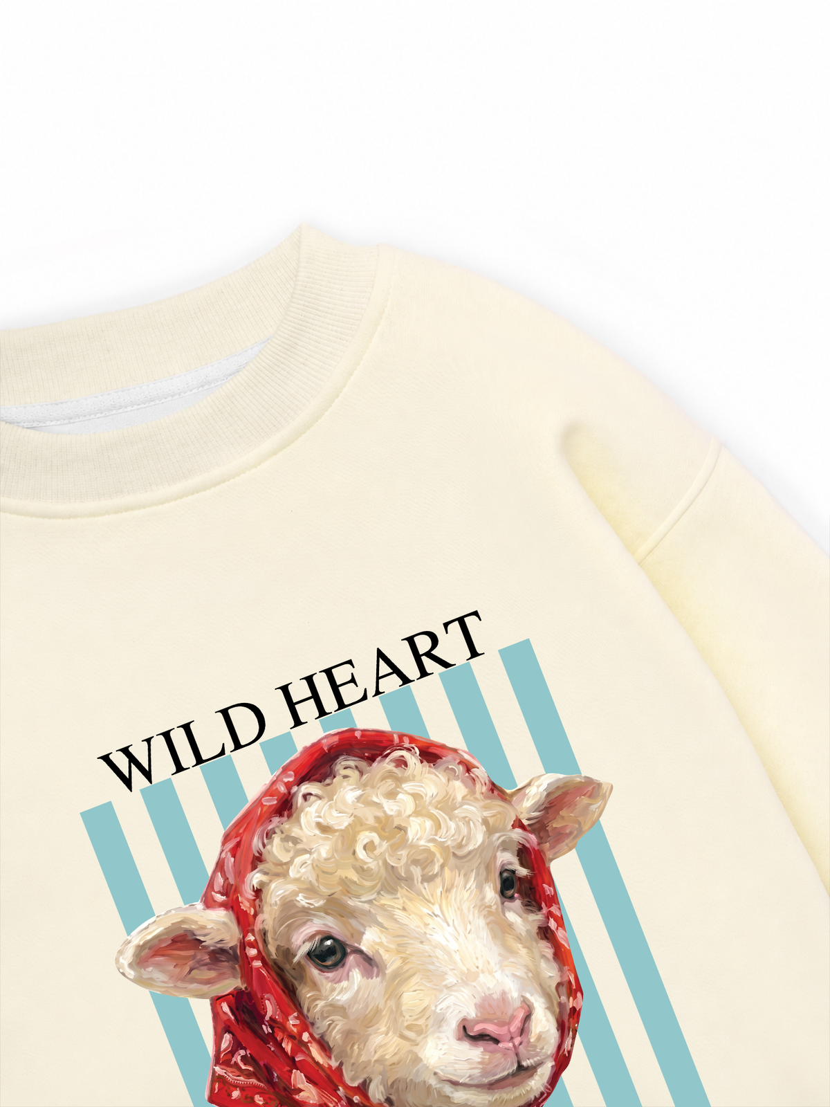 Áo Sweater Nỉ Hai Da Farm Wild Heart Sweet Soul