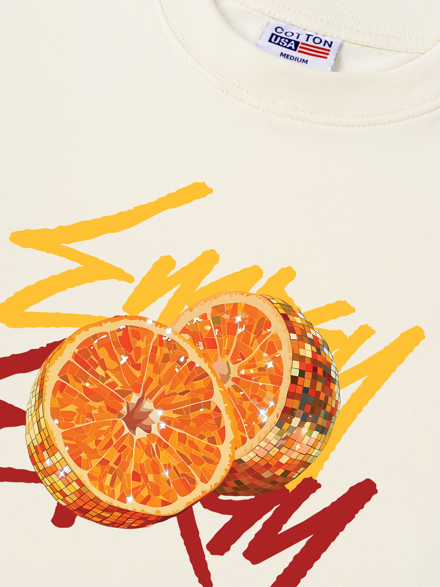 Áo Thun Relaxed Fit Energy Tangerine Dream