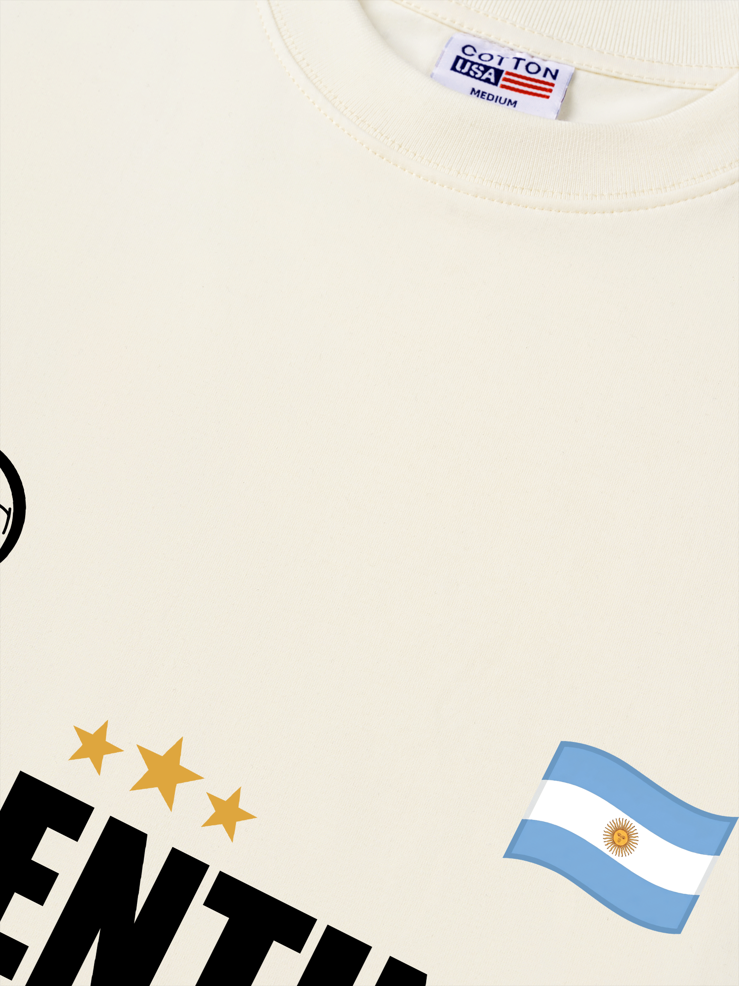 Áo Thun Relaxed Fit Soccer World Cup Argentina