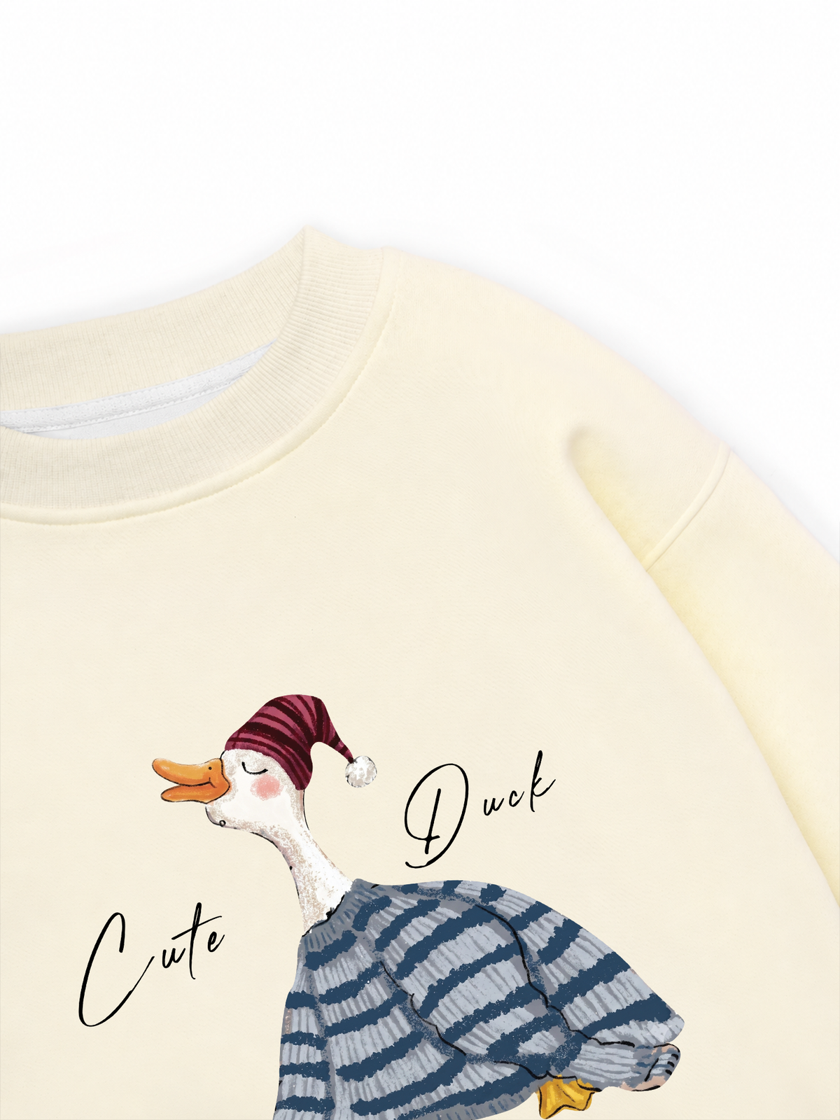 Áo Sweater Nỉ Hai Da Farm Cute Duck