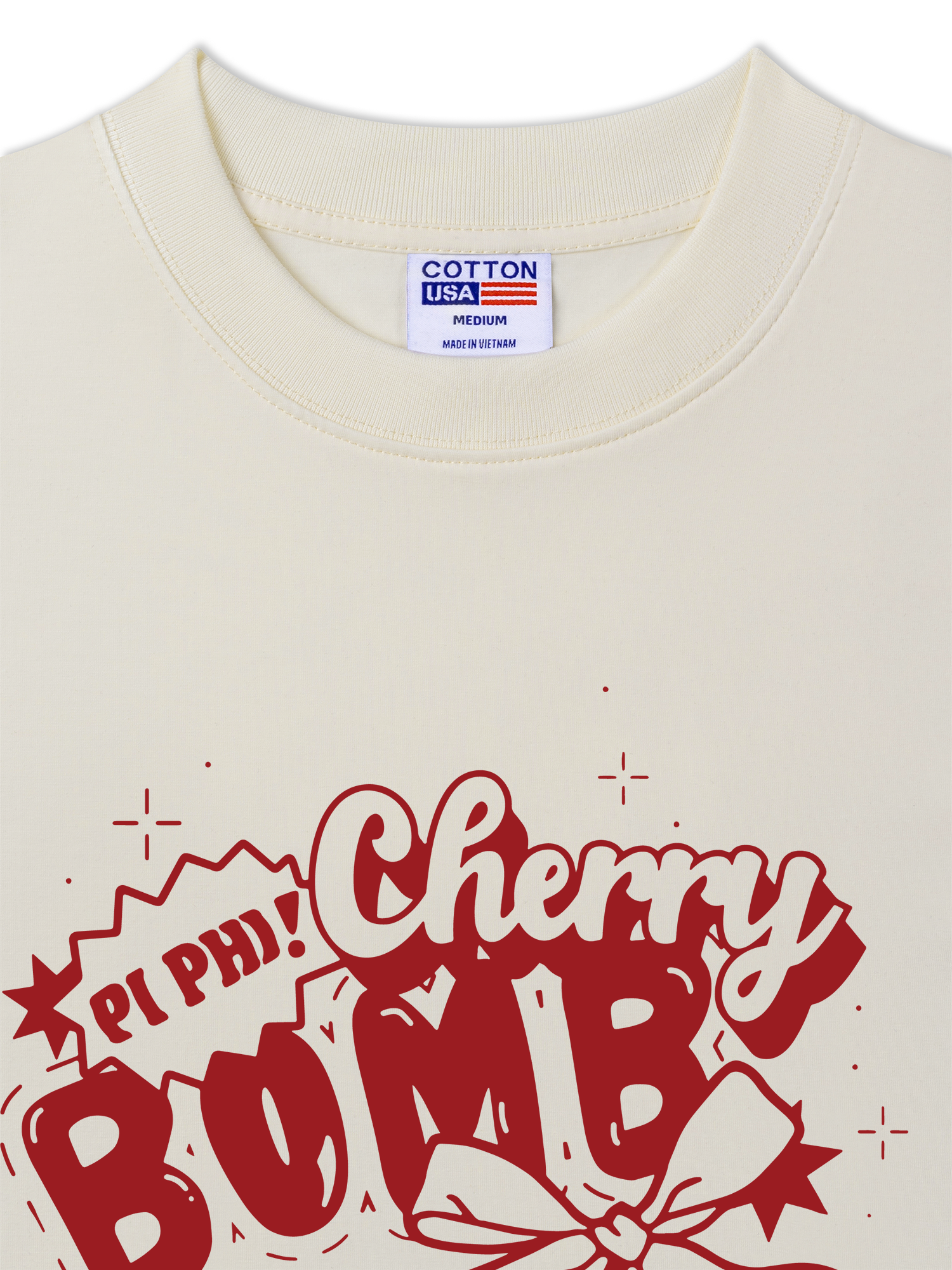 Áo Thun Relaxed Fit Tropical Cherry Bomb