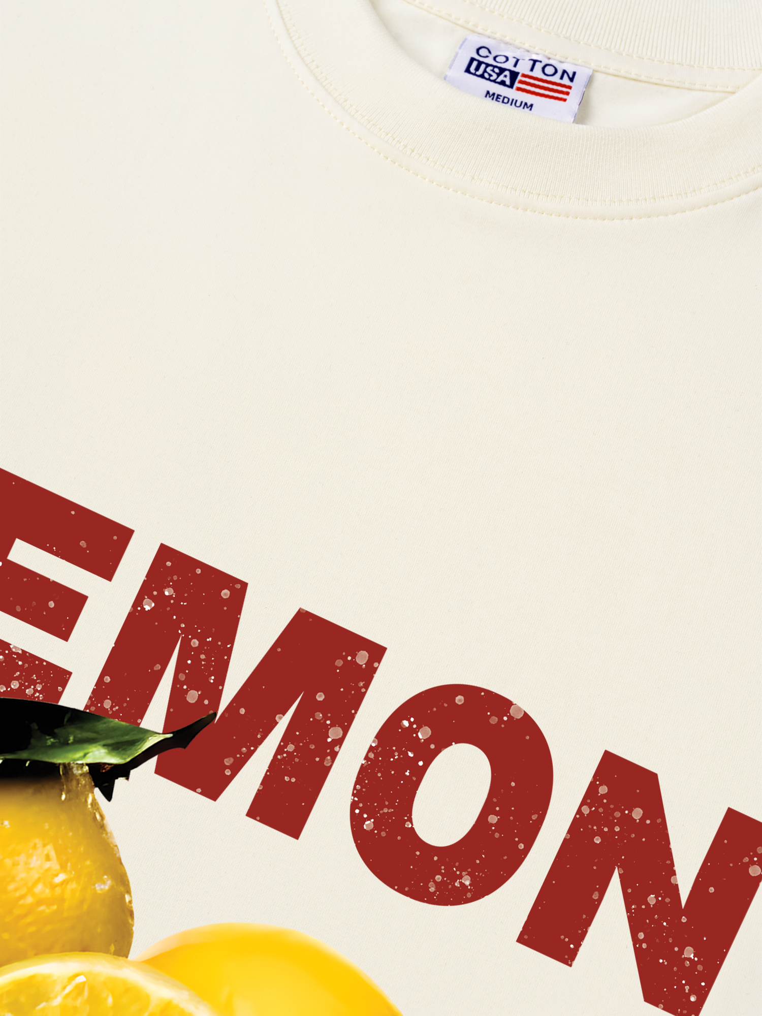 Áo Thun Relaxed Fit Tropical Lemon Orrganic