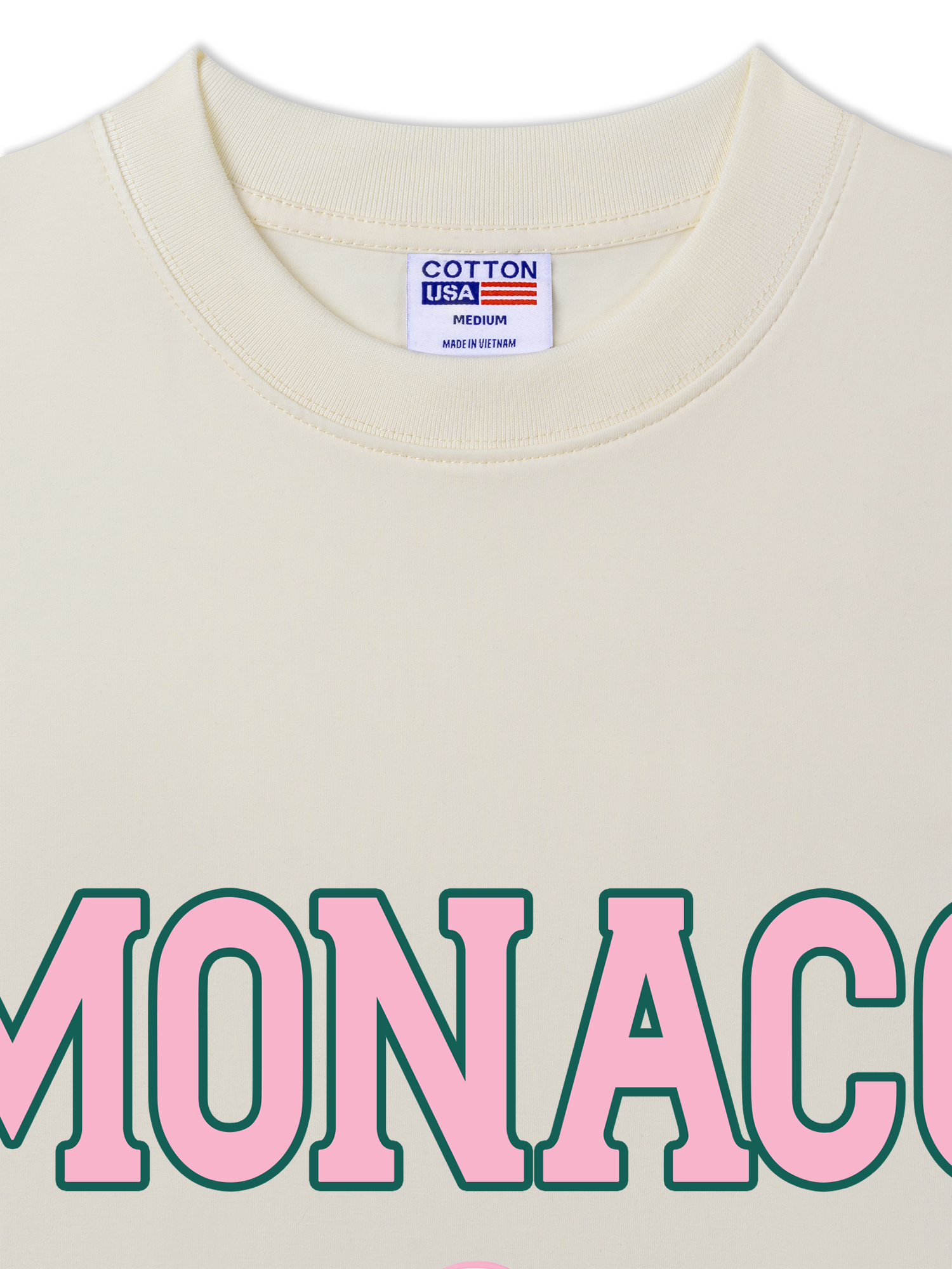 Áo Thun Relaxed Fit City Pink Monaco