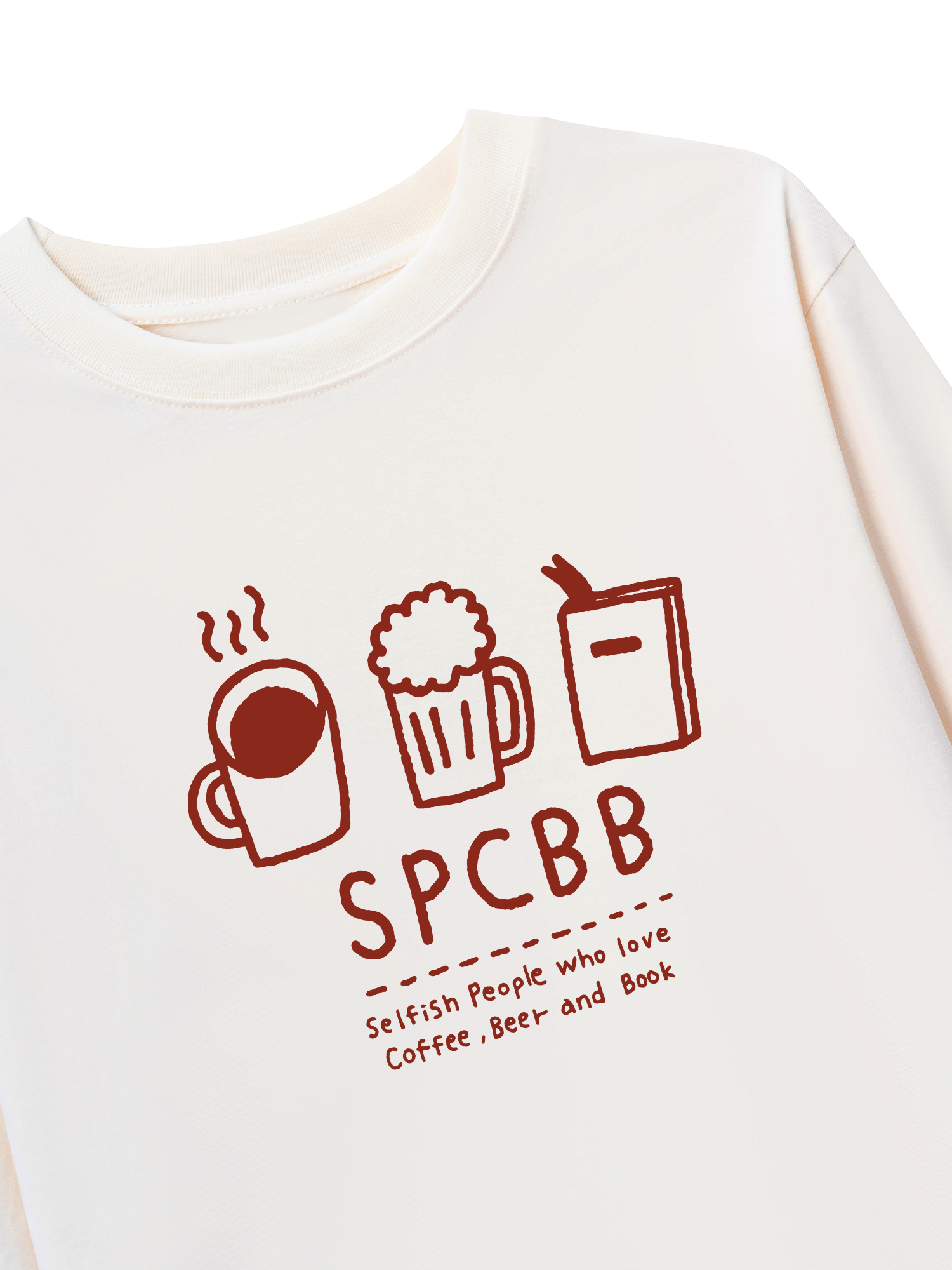 Áo Thun Dài Tay Selfish People Who Love Coffee Beer And Book