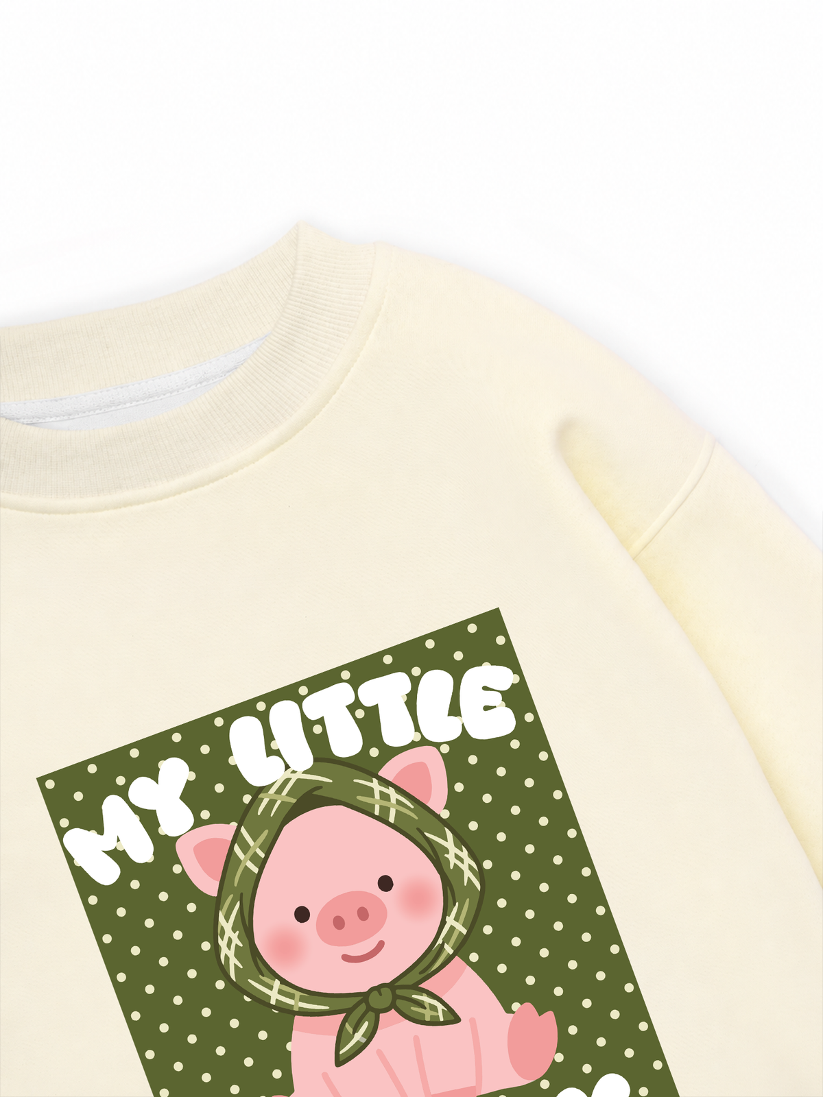 Áo Sweater Nỉ Hai Da Farm My Litle Piggy