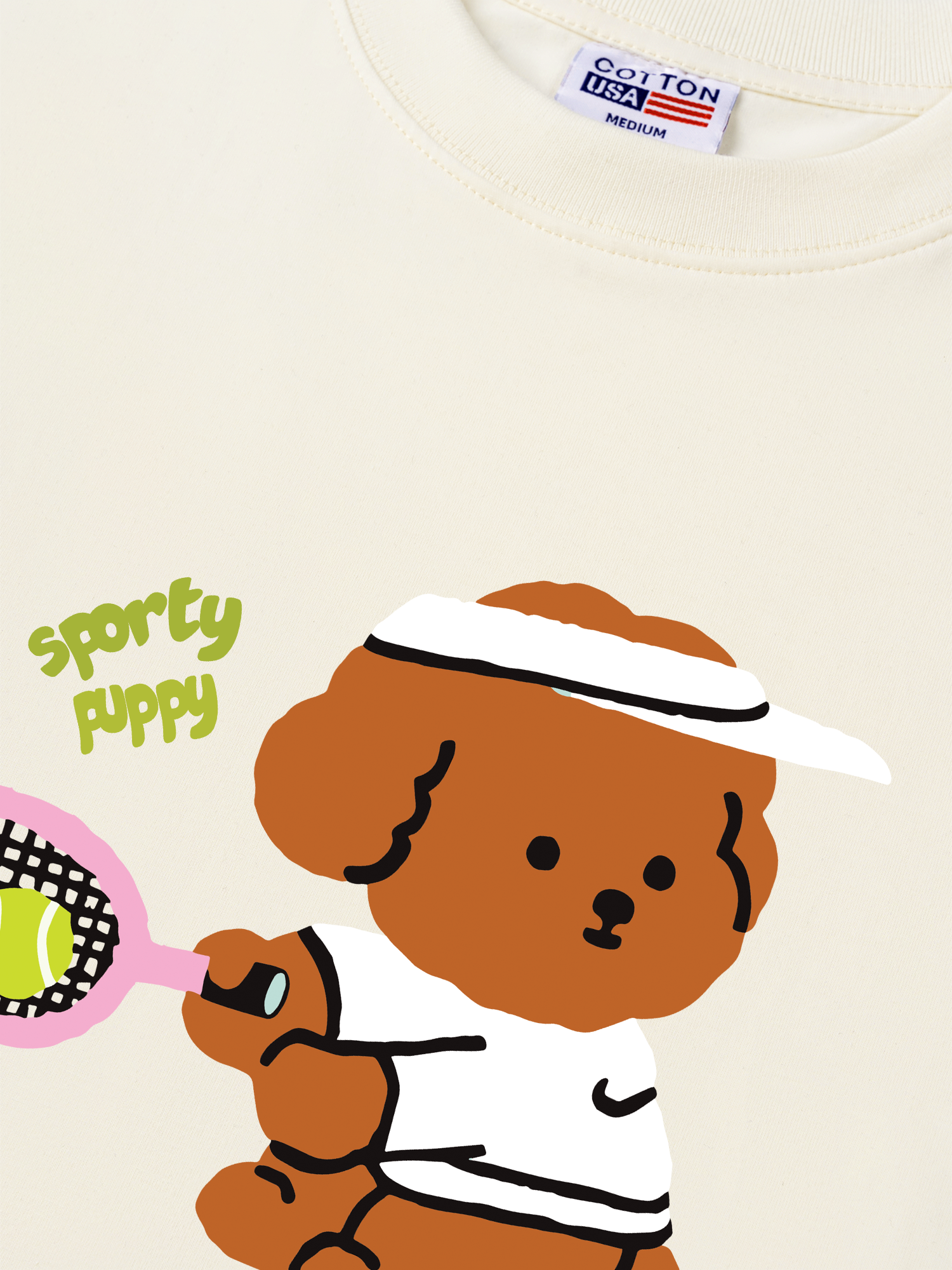 Áo Thun Relaxed Fit Soft Paw Sporty Puppy