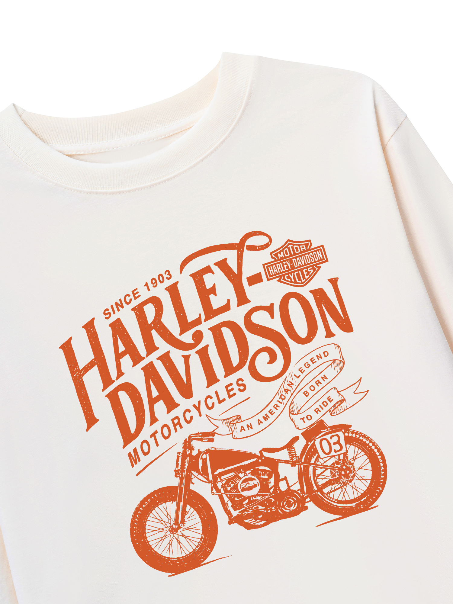 Áo Thun Dài Tay Motorcycles Harley Davidson