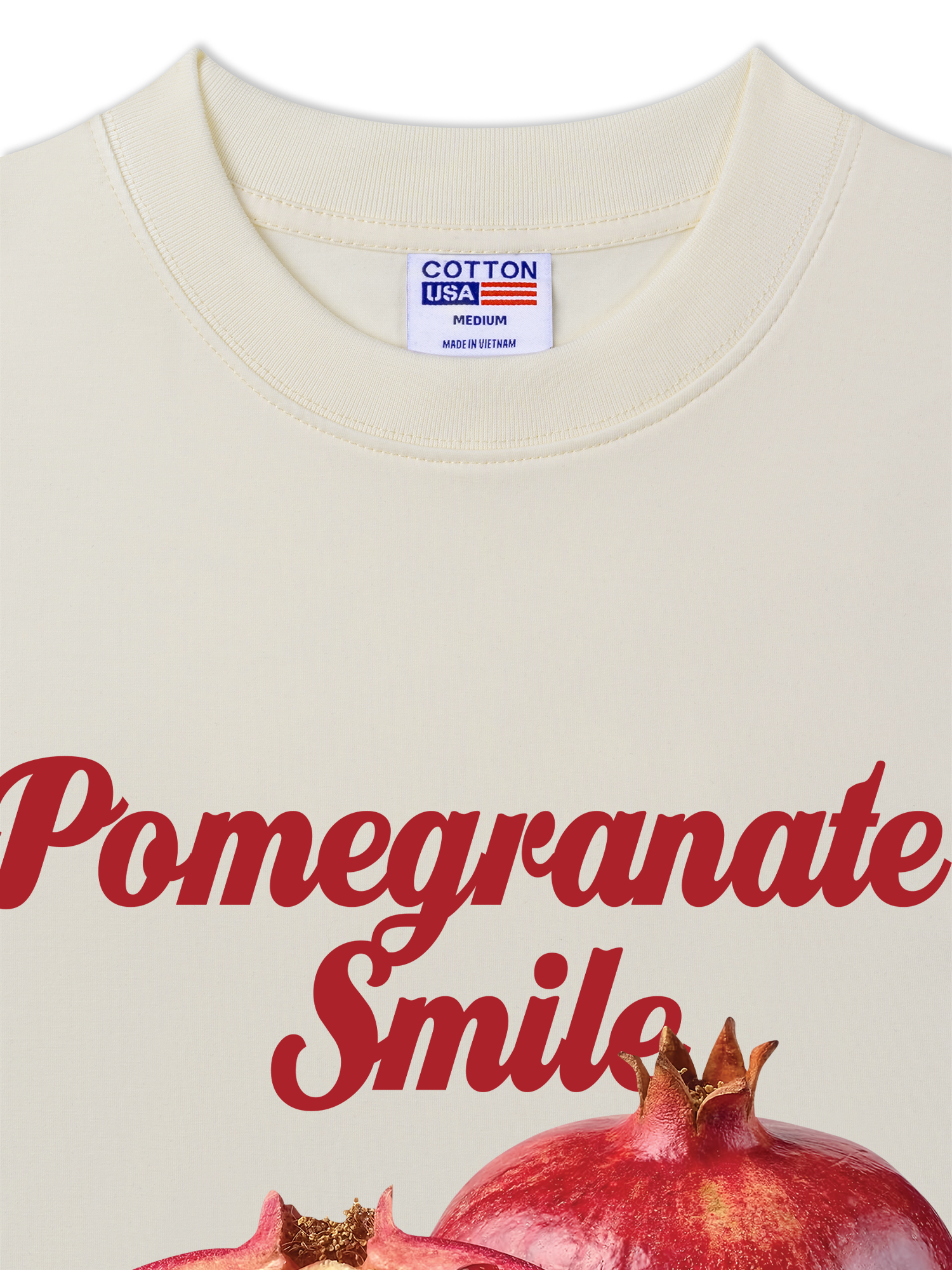 Áo Thun Relaxed Fit Tropical Pomegranate Smile