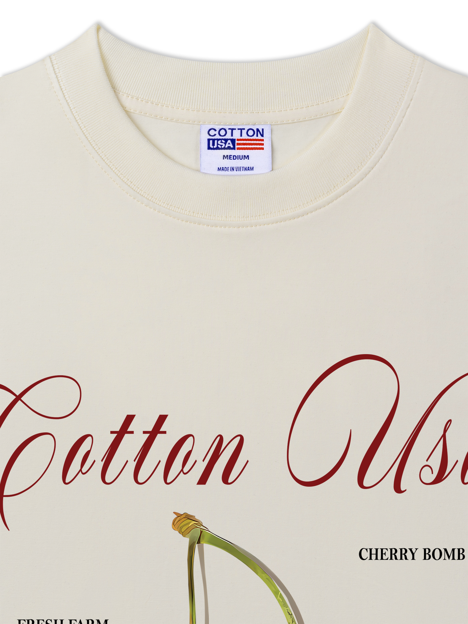 Áo Thun Relaxed Fit Cherry Classic Cherru Club Pink Plaid