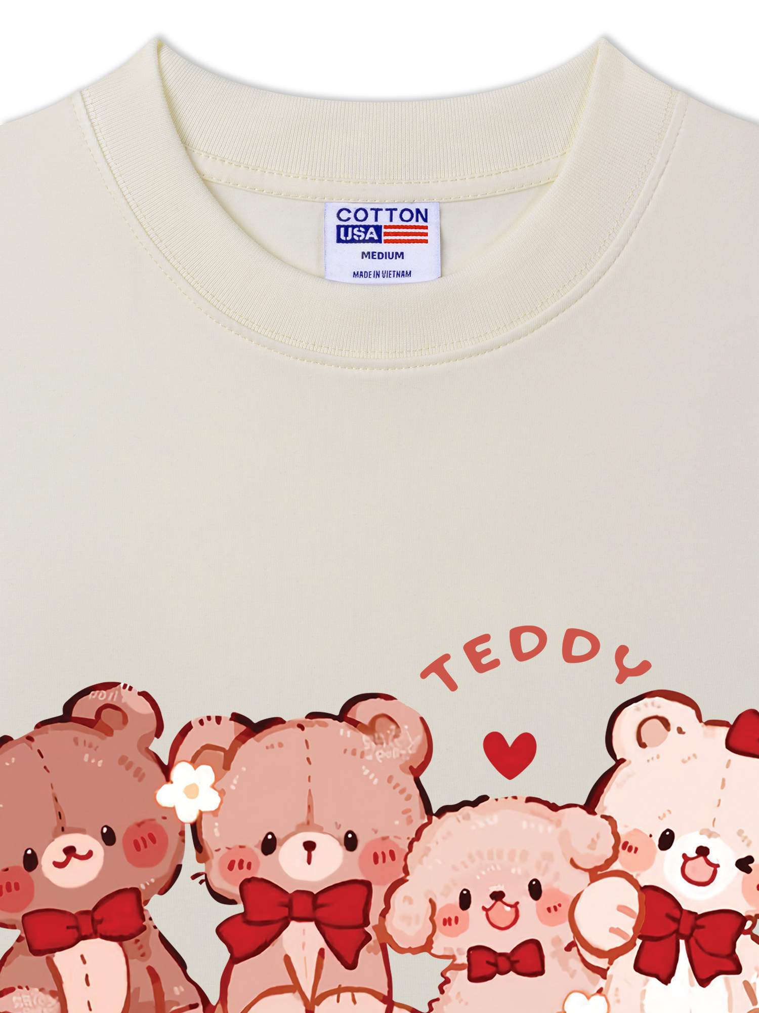 Áo Thun Relaxed Fit Sweet Teddy